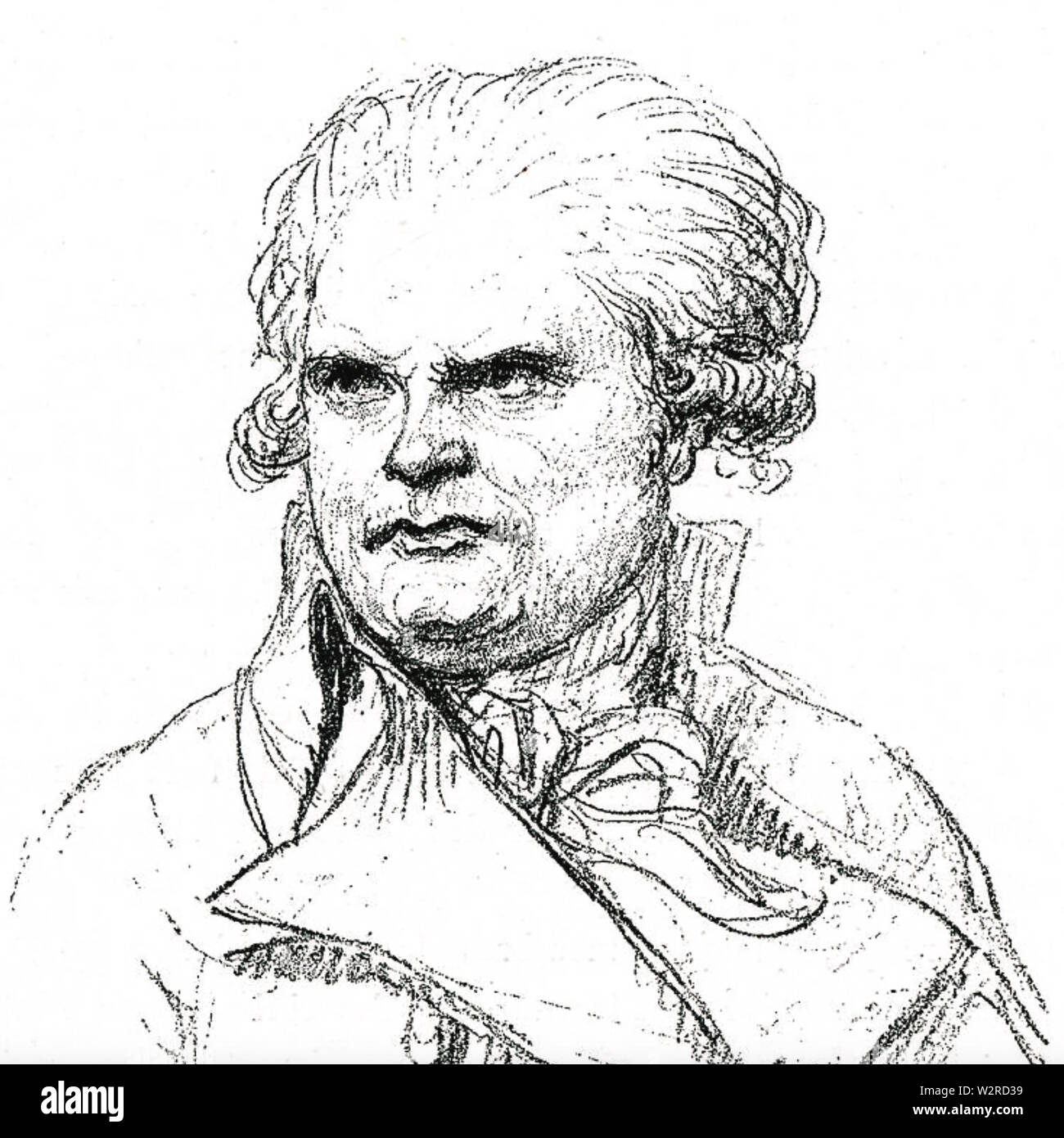 GEORGES DANTON (1759-1794), führende Persönlichkeit in der frühen Phase der Französischen Revolution Stockfoto