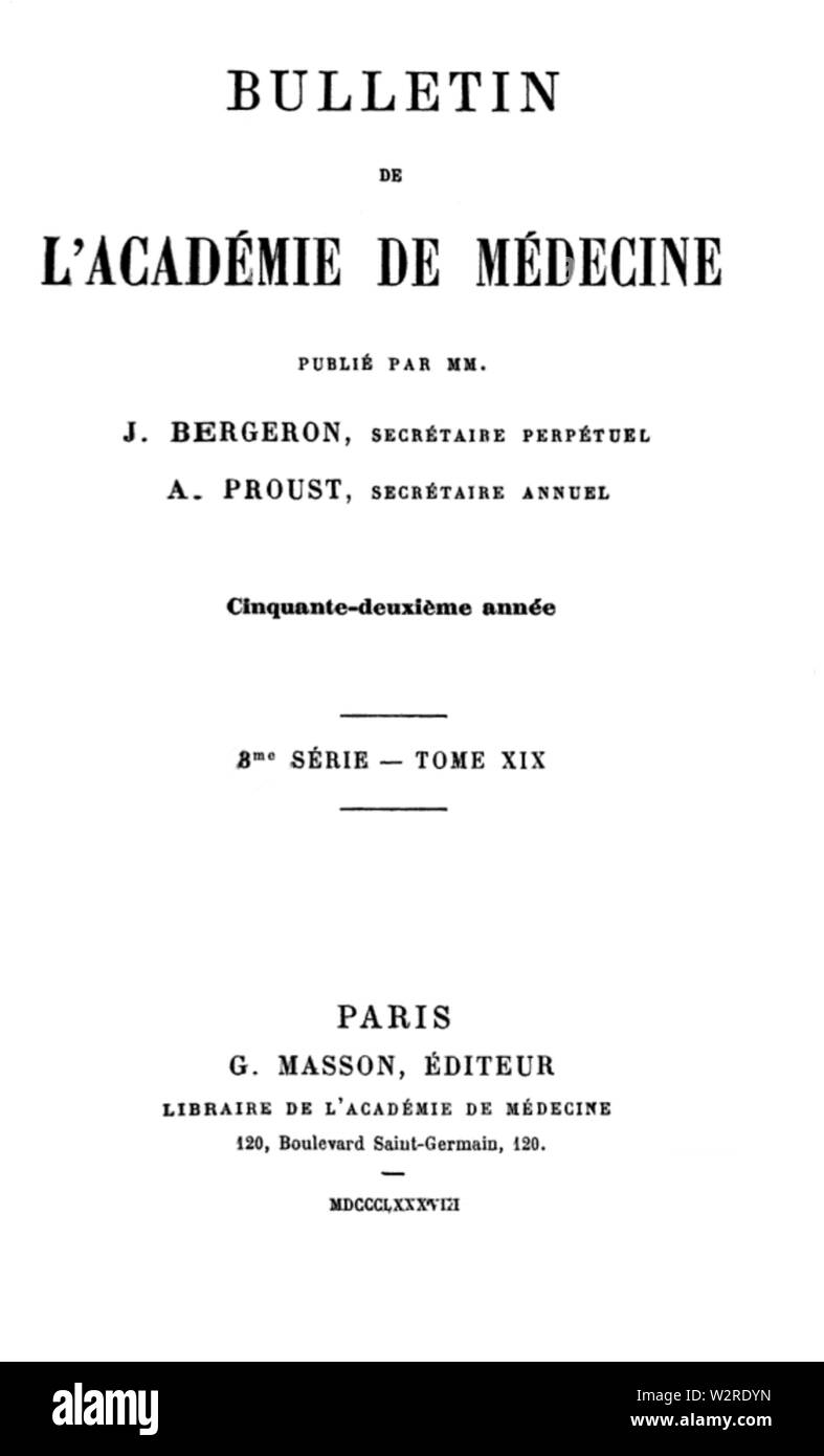 Bulletin Abdeckung Stockfoto