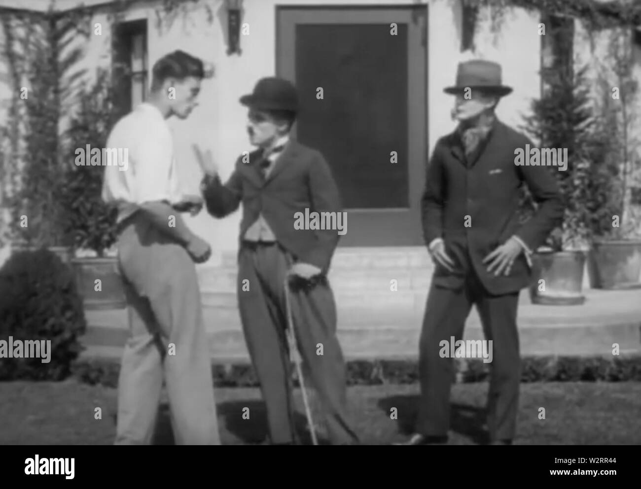 Charles Spencer Chaplin in Nett und Freundlich Stockfoto