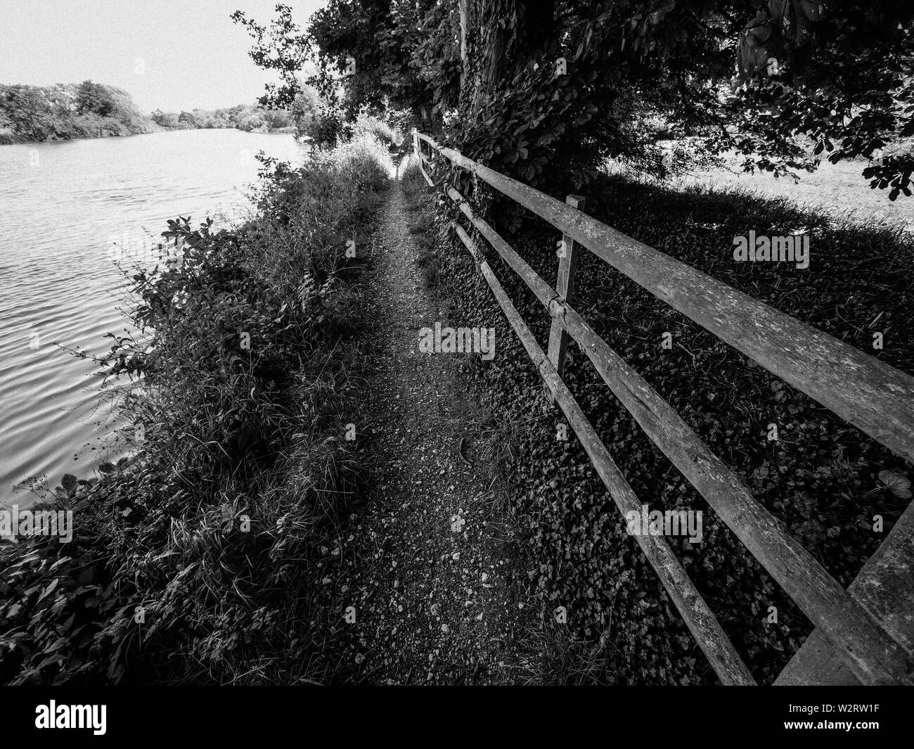 Der Höhenweg prähistorischen Straße, in der Nähe der Themse, South Stoke, Oxfordshire, England, UK, GB. Stockfoto