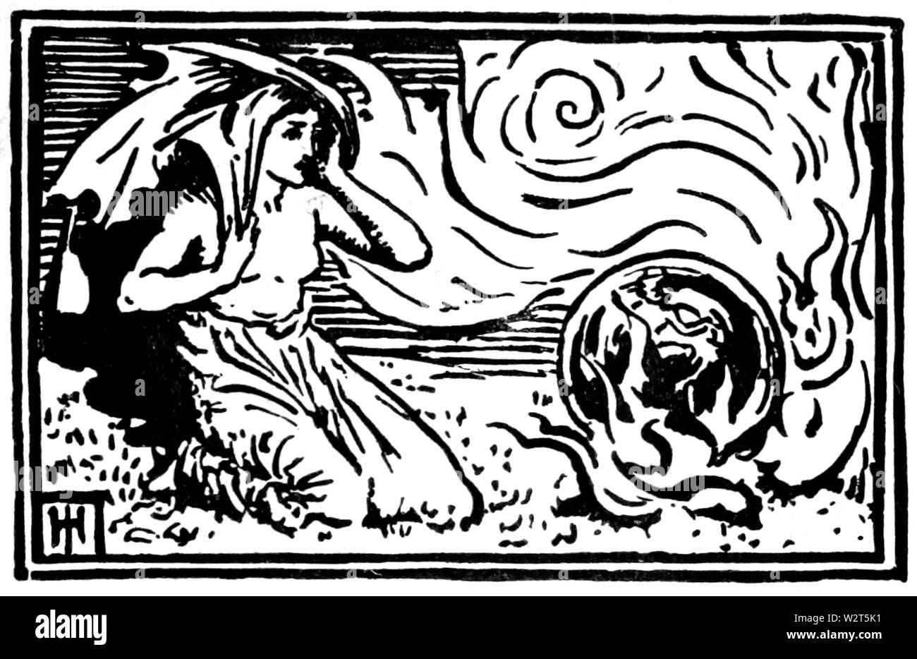 Abbildung der Abdeckung (a) Der glückliche Prinz und andere Märchen (1888) Stockfoto