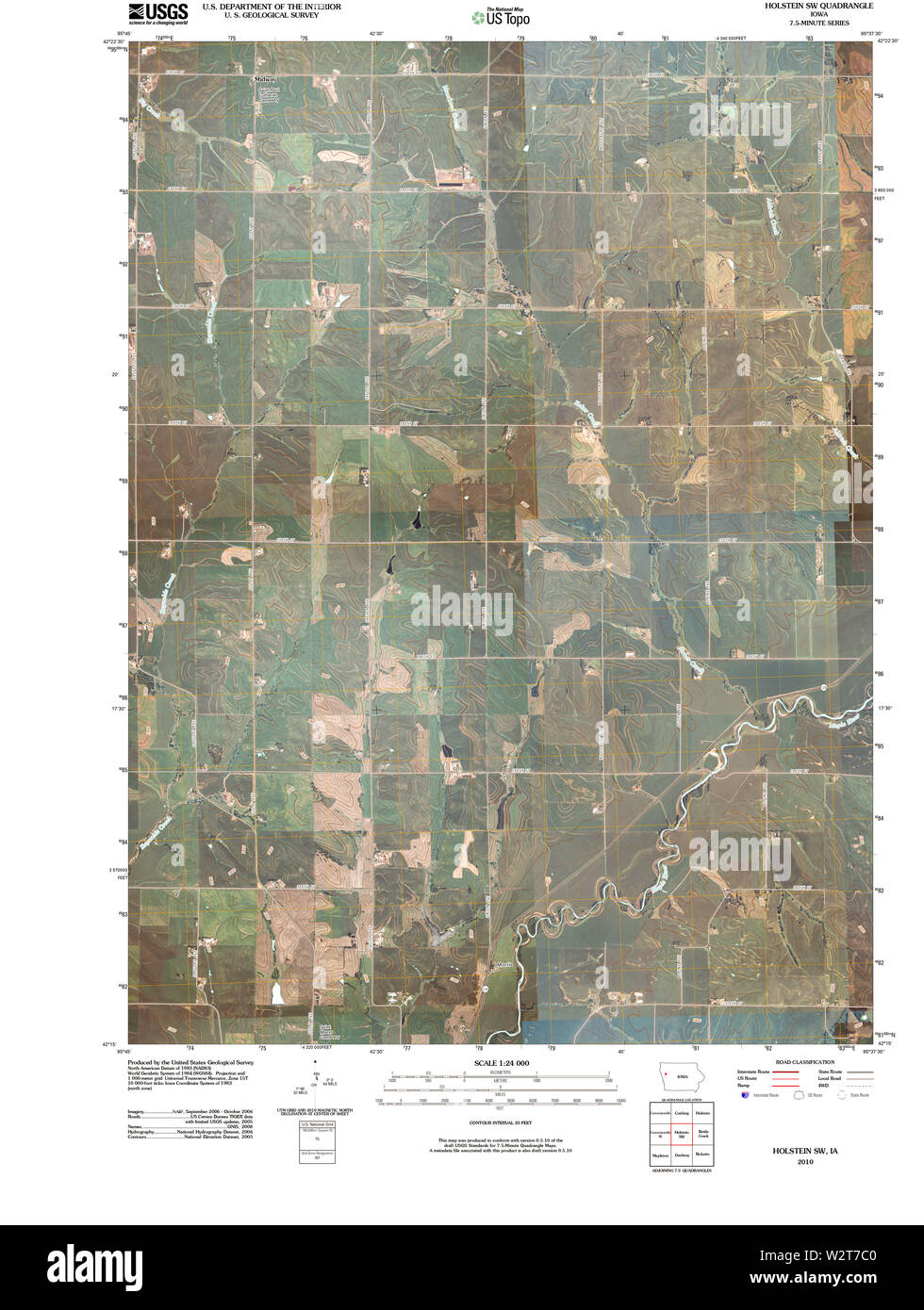 Holstein iowa karte Fotos und Bildmaterial in hoher Auflösung Alamy