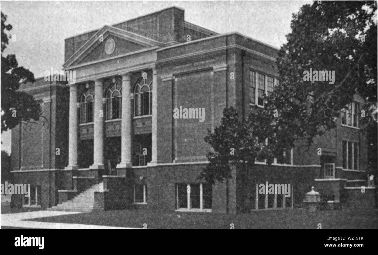 Denton city High School Stockfoto