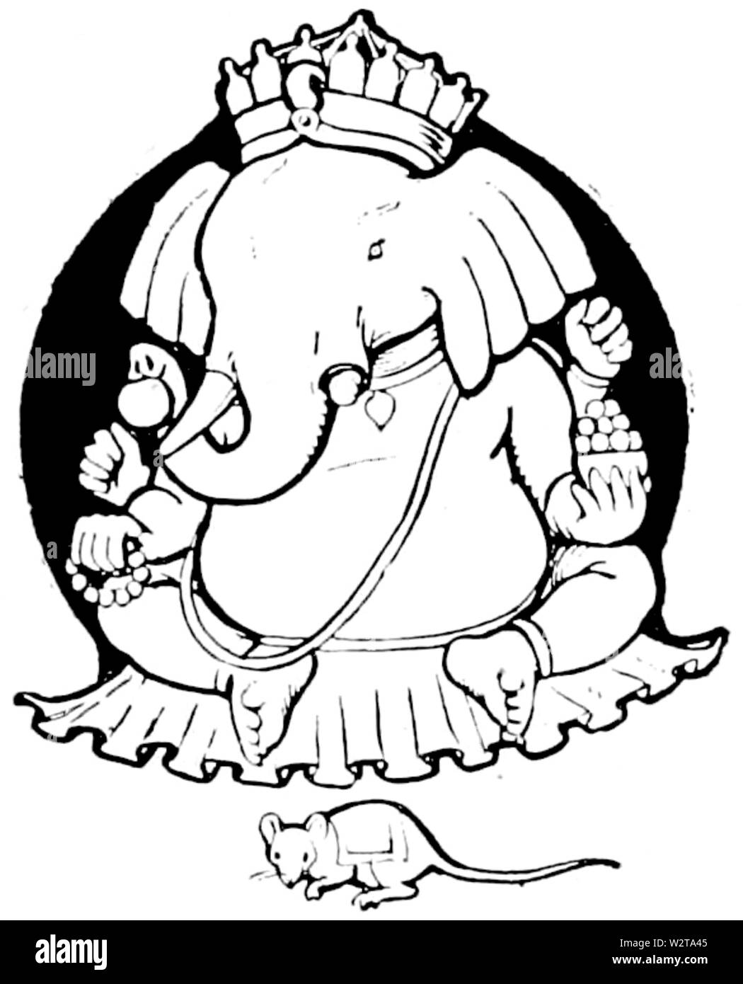 Design in der Frage der indischen Märchen (1892) Stockfoto