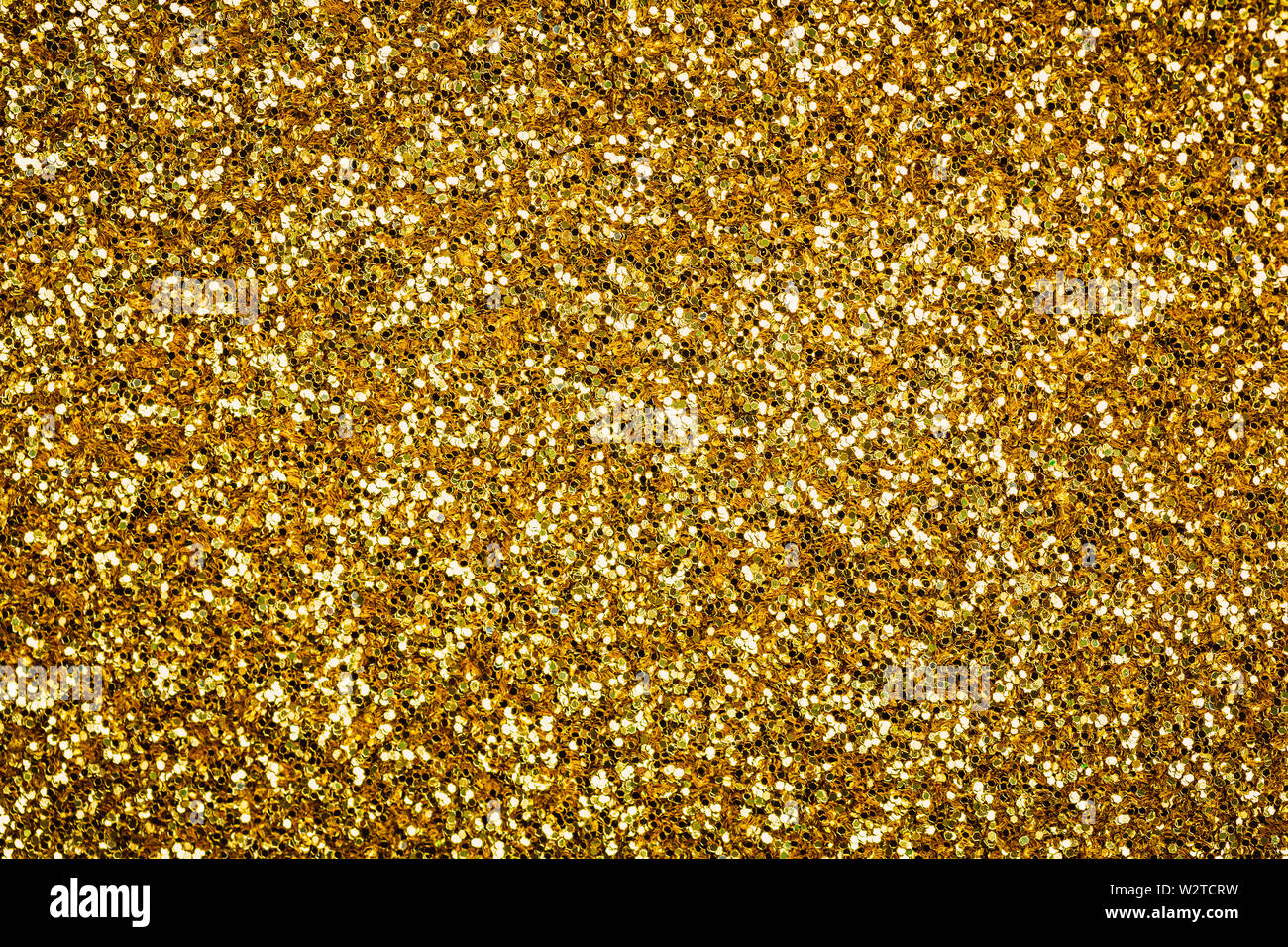 Gold Glitzer Textur Hintergrund Stockfoto