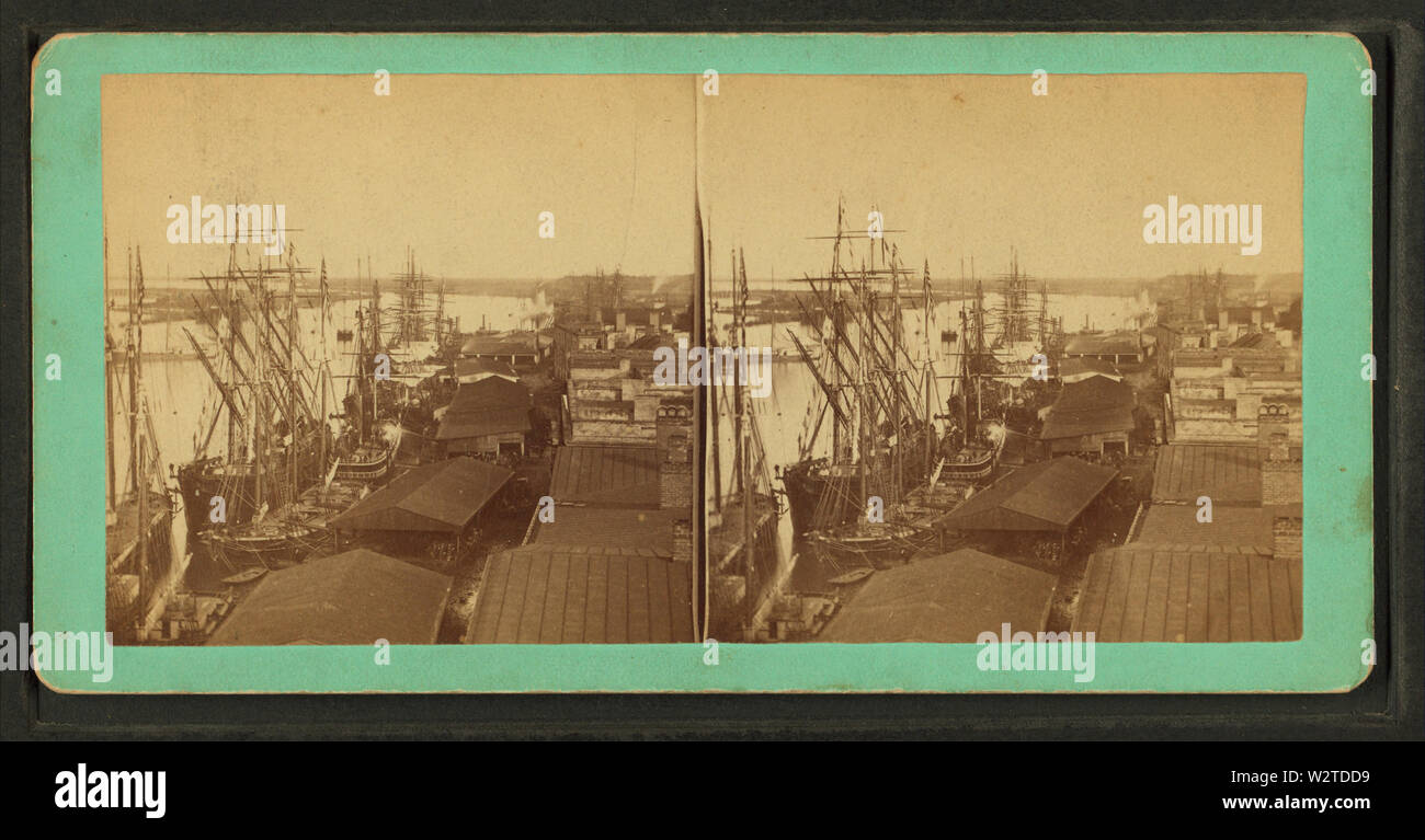 Auf dem Fluss, der von Wilson & Häfen Stockfoto