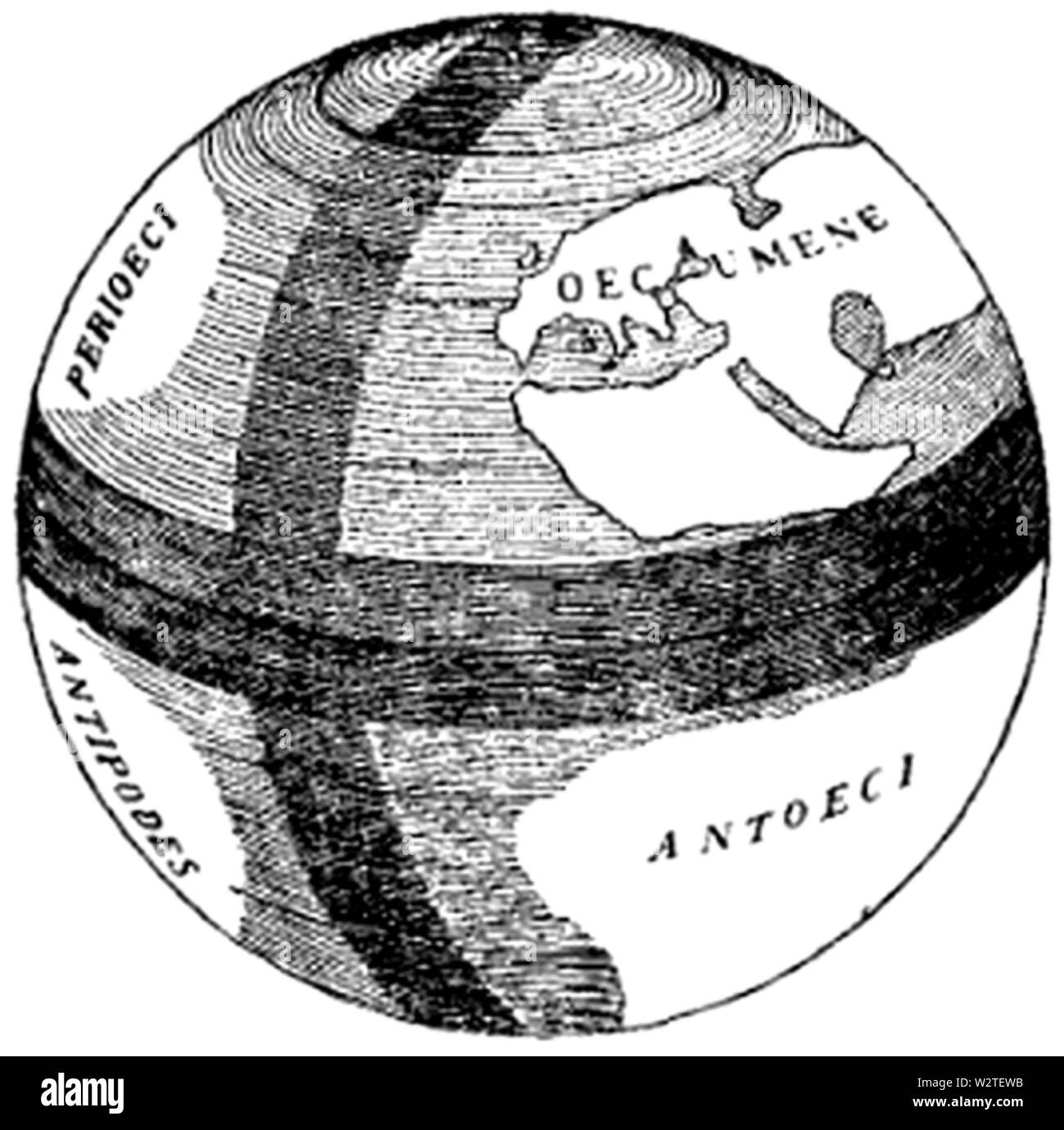 EB 1911 Karte Abb. 3 Stockfoto