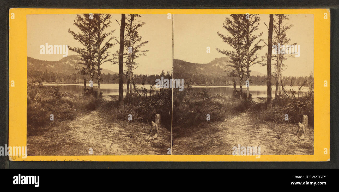 Echo Lake, von Pease, N W (Nathan W), 1836-1918 Stockfoto