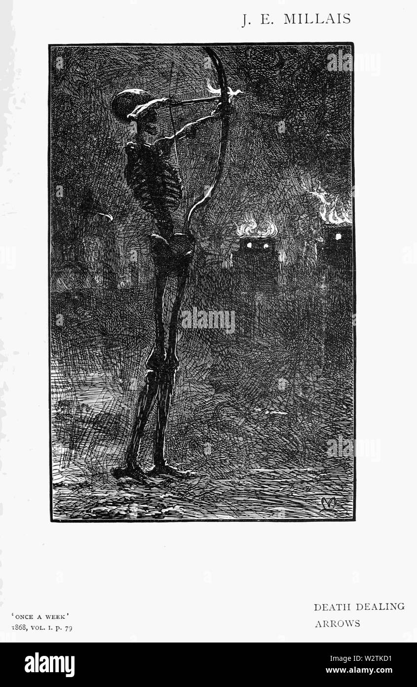 Englisch Illustration - Die 60er Jahre p060 Stockfoto