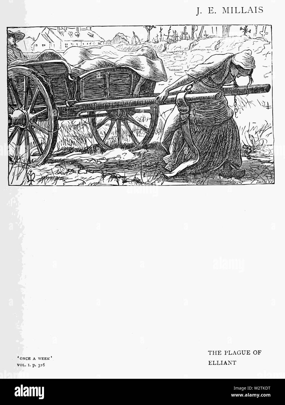 Englisch Illustration - Die 60er Jahre p050 Stockfoto