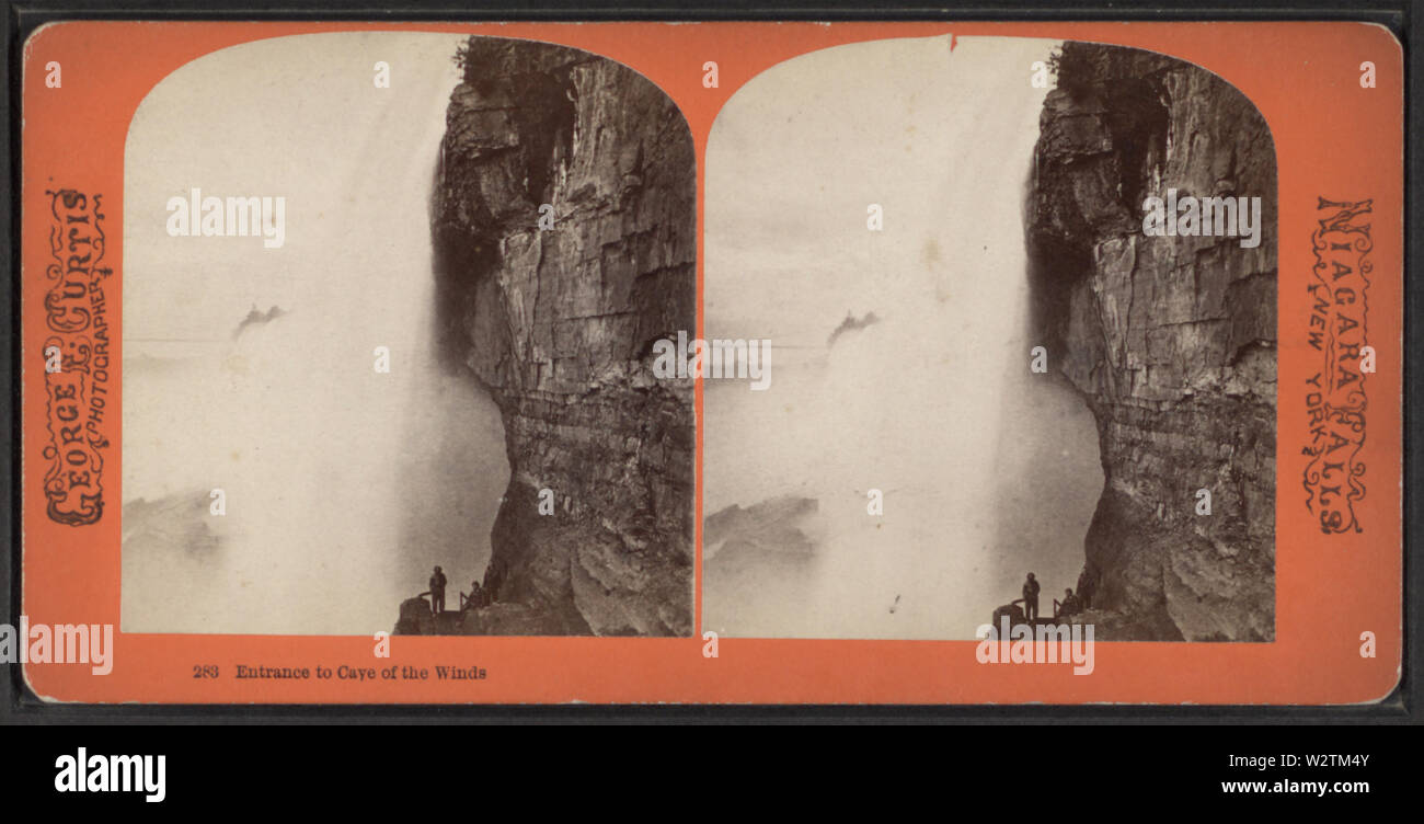 Eingang zur Höhle der Winde, durch Curtis, George E, d 1910 3. Stockfoto