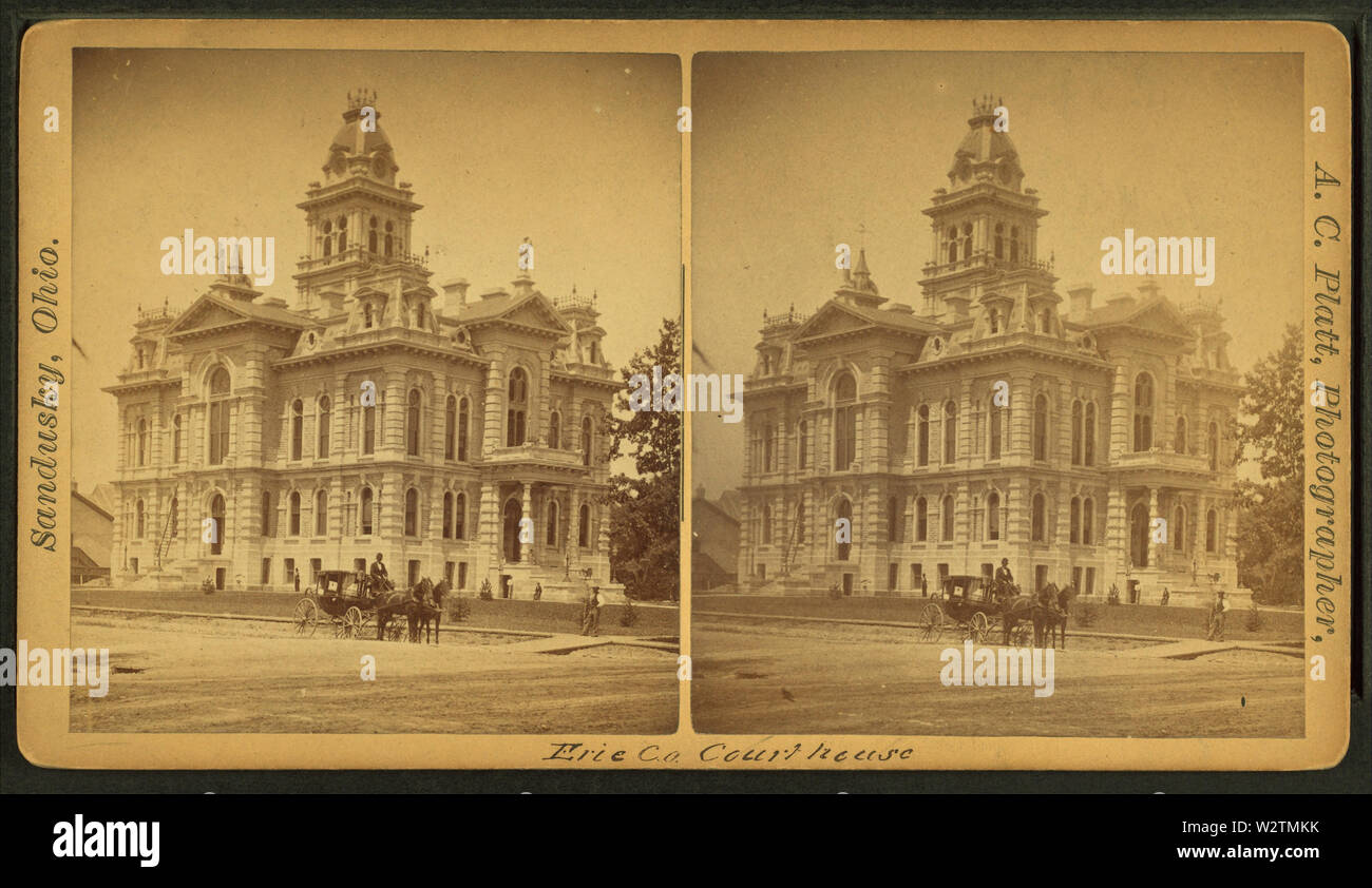 Erie County Courthouse, durch ein C Platt Stockfoto