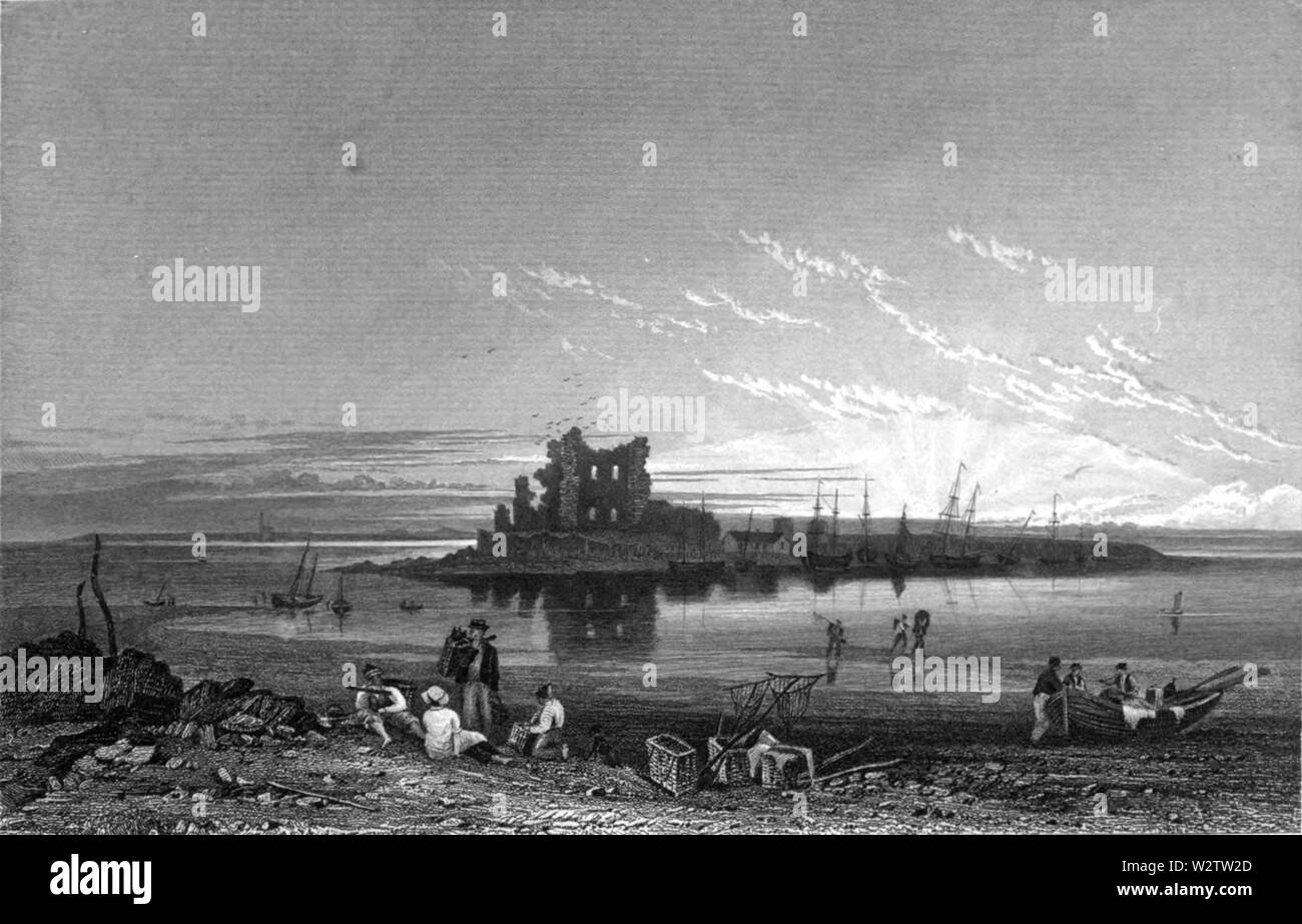 Fisher's Salon Schrott Buch (UEG, 1832) Seite 7 - Stapel von Fouldrey Schloss Stockfoto