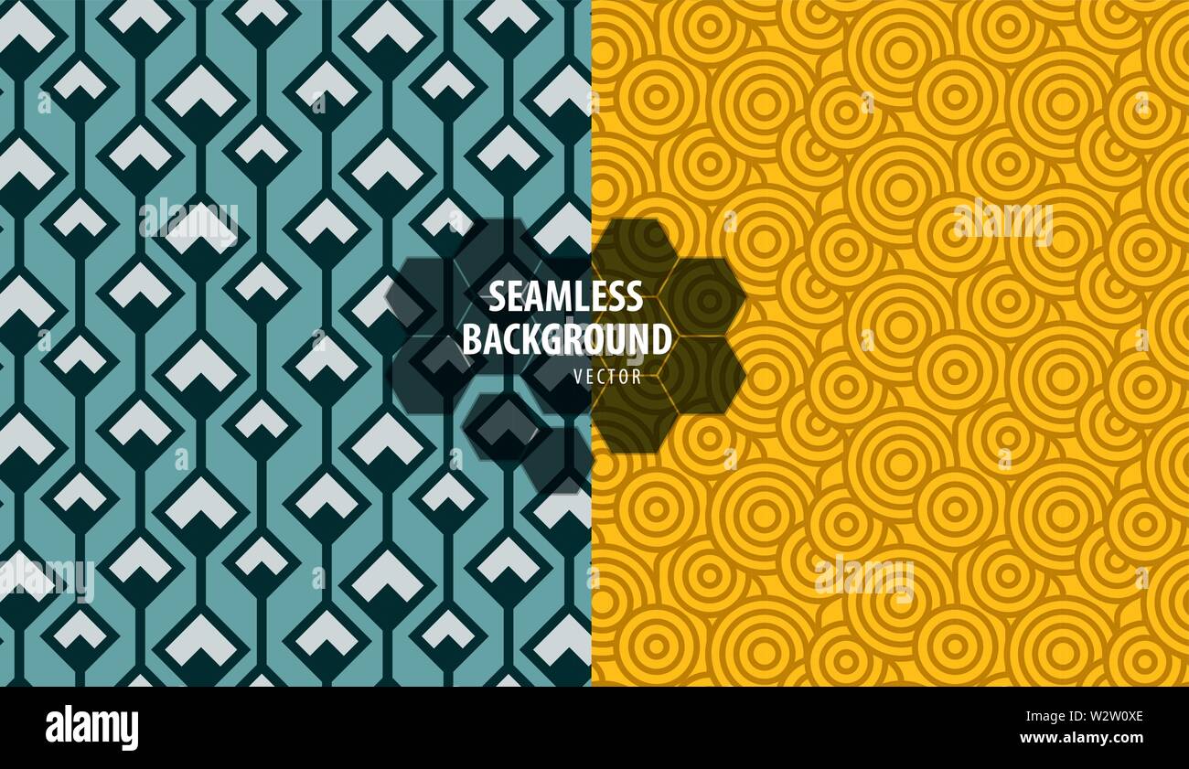 Der nahtlose Muster. Abstrakte geometrische Hintergrund Vektor Stock Vektor