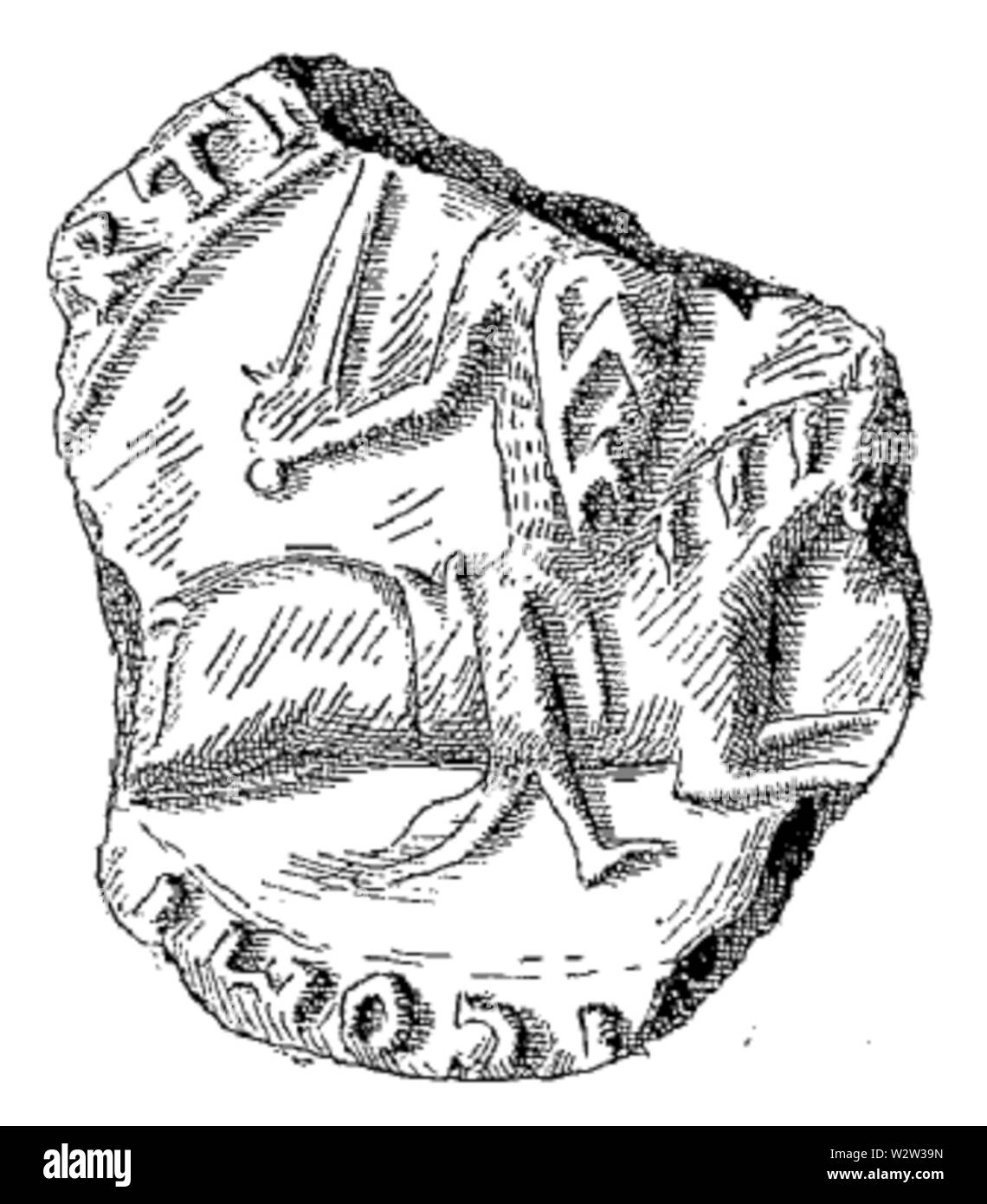 Geoffroy III z Perche Stockfoto