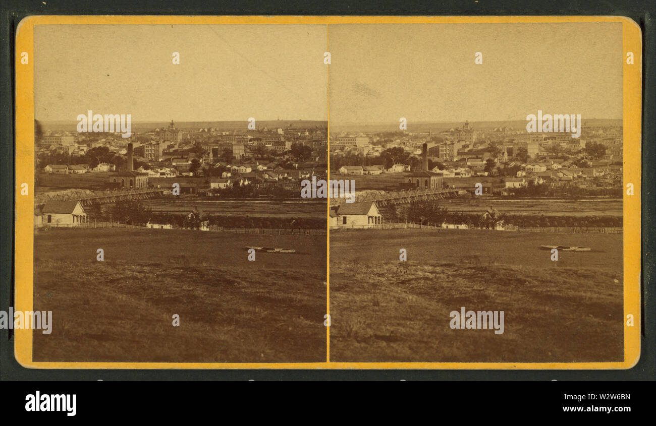 Grandiosen Blick auf Denver City, Gebrüder Duhem Stockfoto