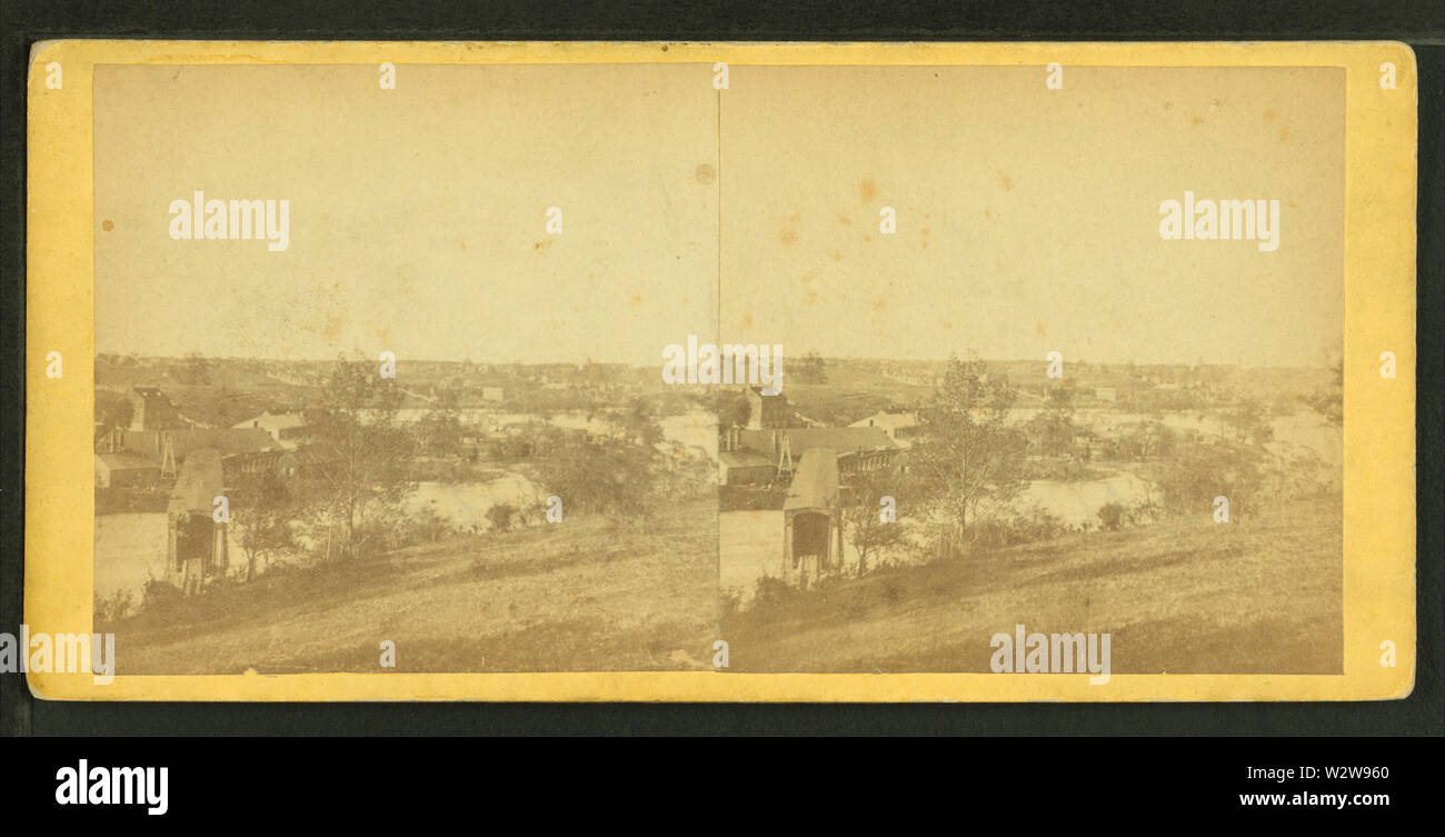 Haxall Walzwerk, Belle Isle, Richmond, von Gardner, Alexander, 1821-1882 Stockfoto