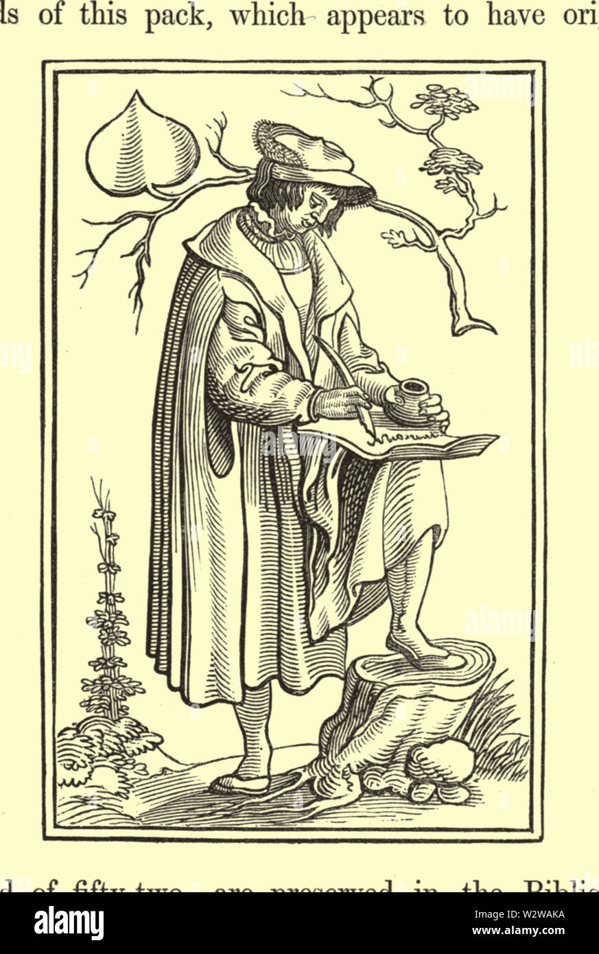 Geschichte der Karten (1848) 37 Stockfoto