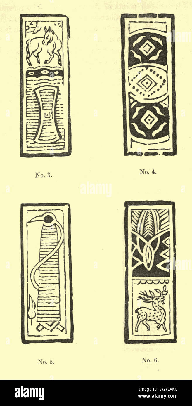 Geschichte der Karten (1848), 05. Stockfoto