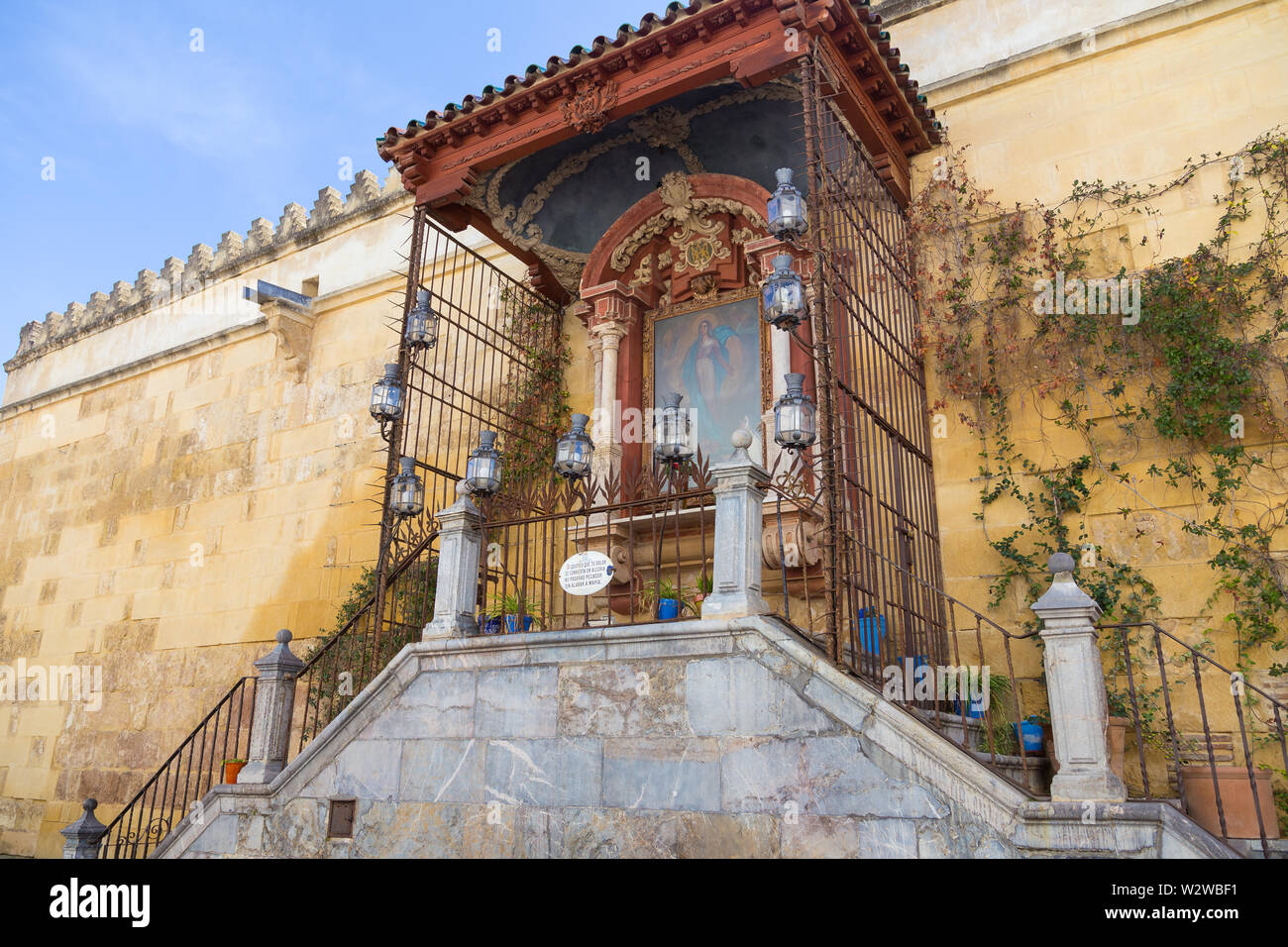 Strassen und Häuser in Cordoba, Spanien Stockfoto