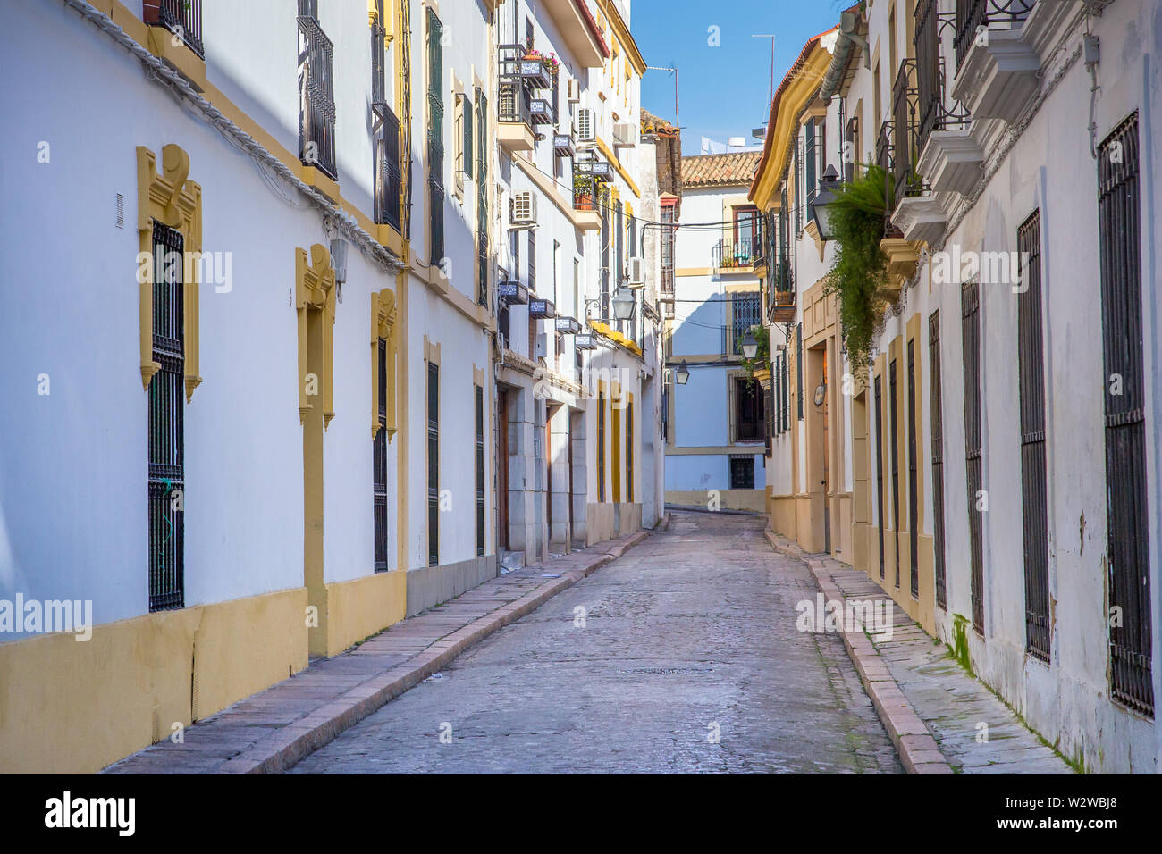 Strassen und Häuser in Cordoba, Spanien Stockfoto