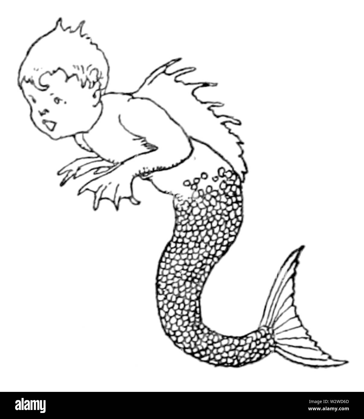 Abbildung 5 Vor der Wasserratten Stockfoto