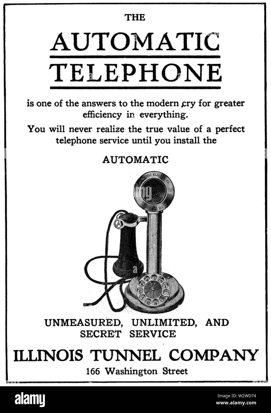 IllinoisTunnelAdNews Stockfoto