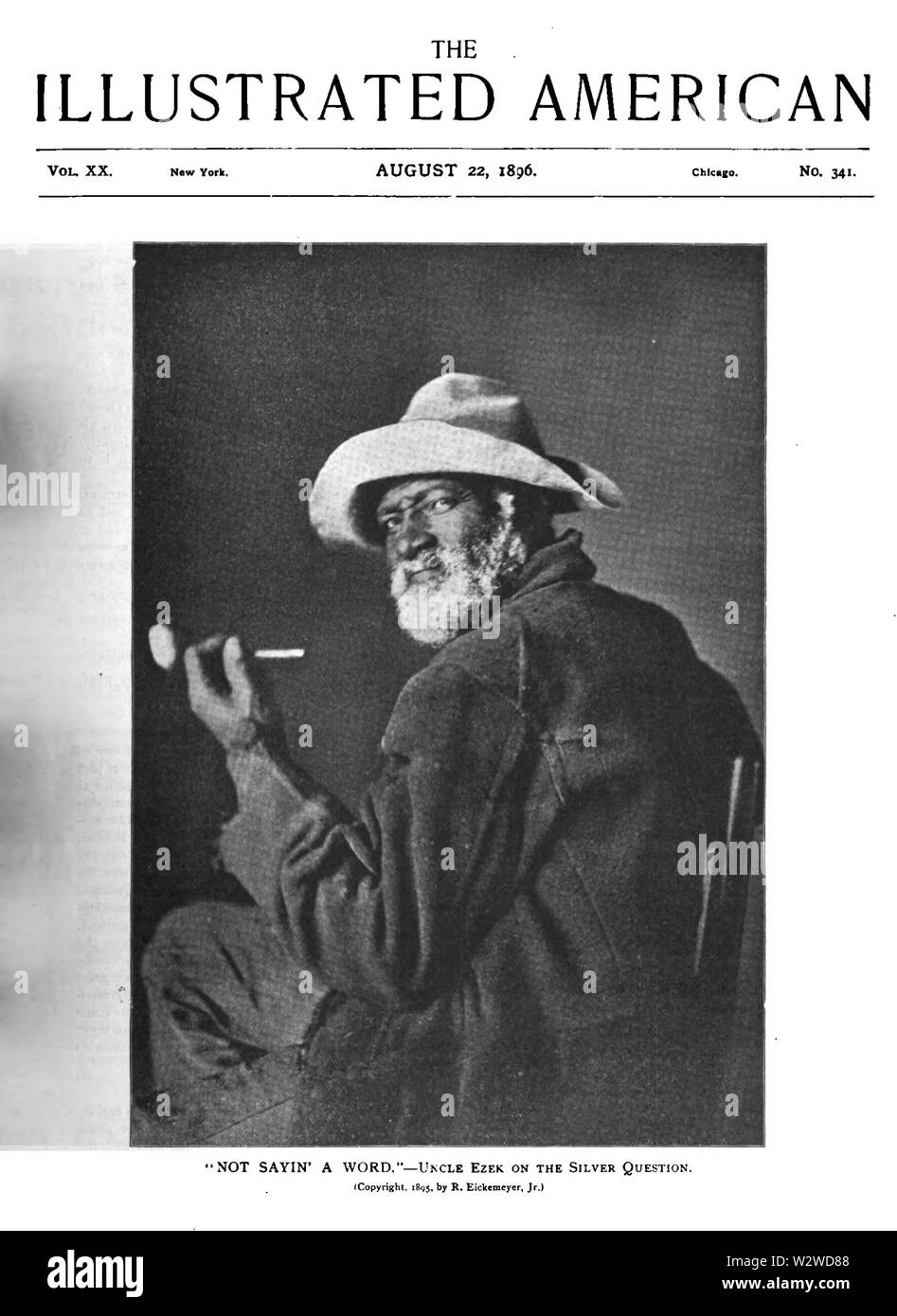 Illustrierte amerikanischen Aug 22 1896 Onkel Hesekiel Stockfoto