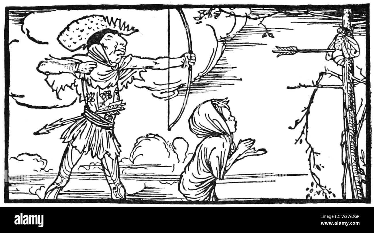 Abbildung auf Seite 186 im Grimmschen Hausmärchen (Edwardes, Bell) Stockfoto