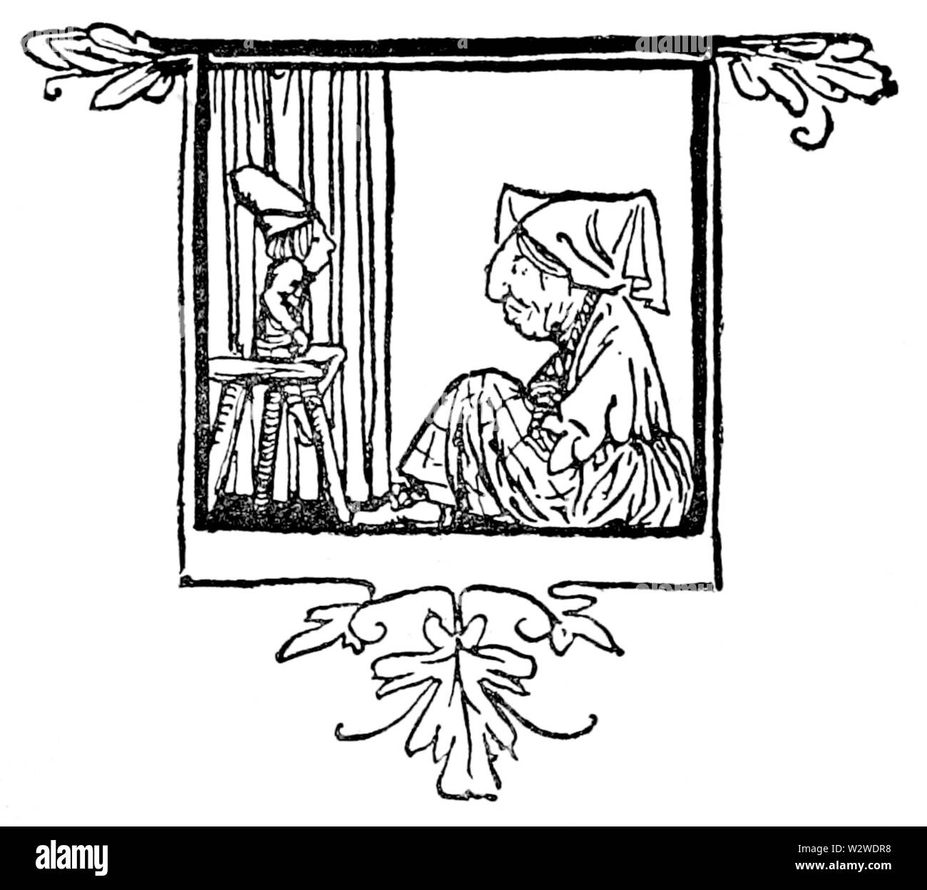 Abbildung auf Seite xi im Grimmschen Hausmärchen (Edwardes, Bell) Stockfoto