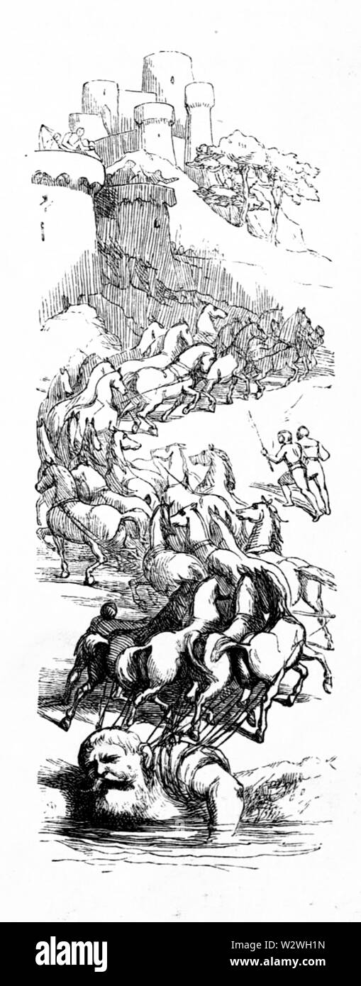 Jack und das Bild Riesen 26. Stockfoto