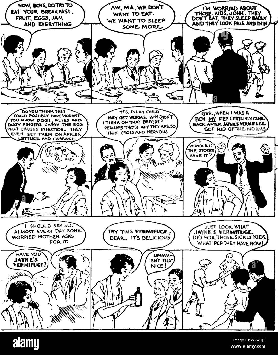 Jayne's Wurmmittel Stockfoto