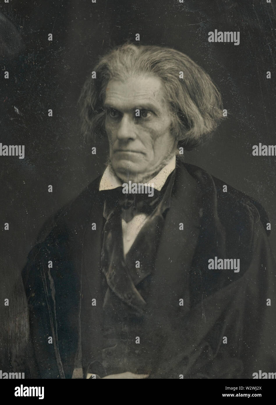 John C Calhoun von Mathew Brady, 1849 Stockfoto