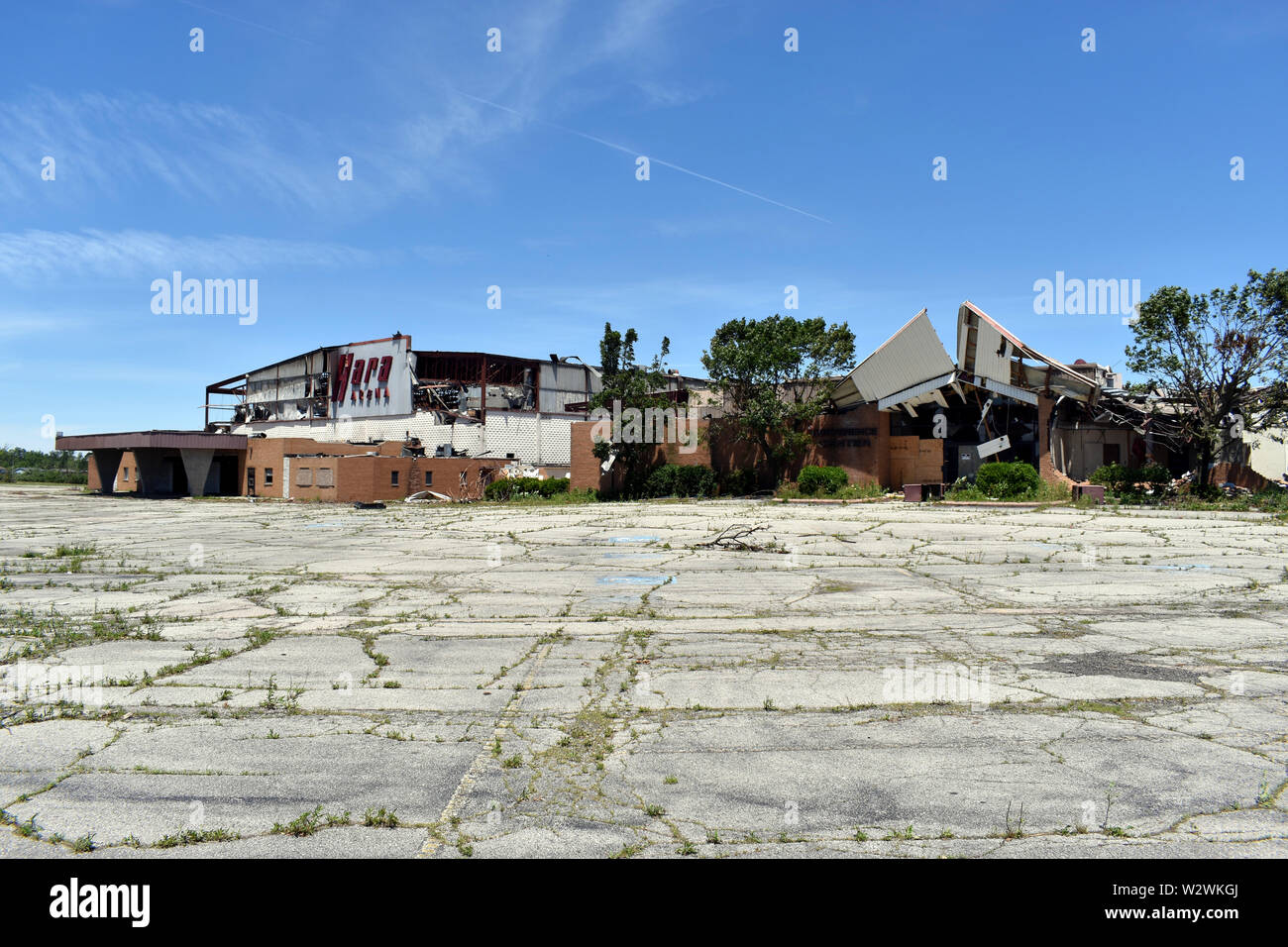 Tornado Schäden, Ion 27. Mai 2019 in der Nähe von Dayton, Ohio ist aufgetreten Stockfoto