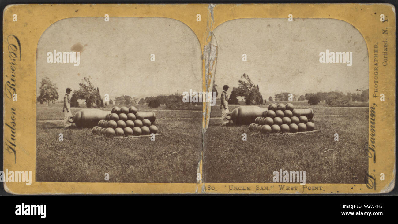 Uncle Sam West Point, durch Deloss Barnum Stockfoto