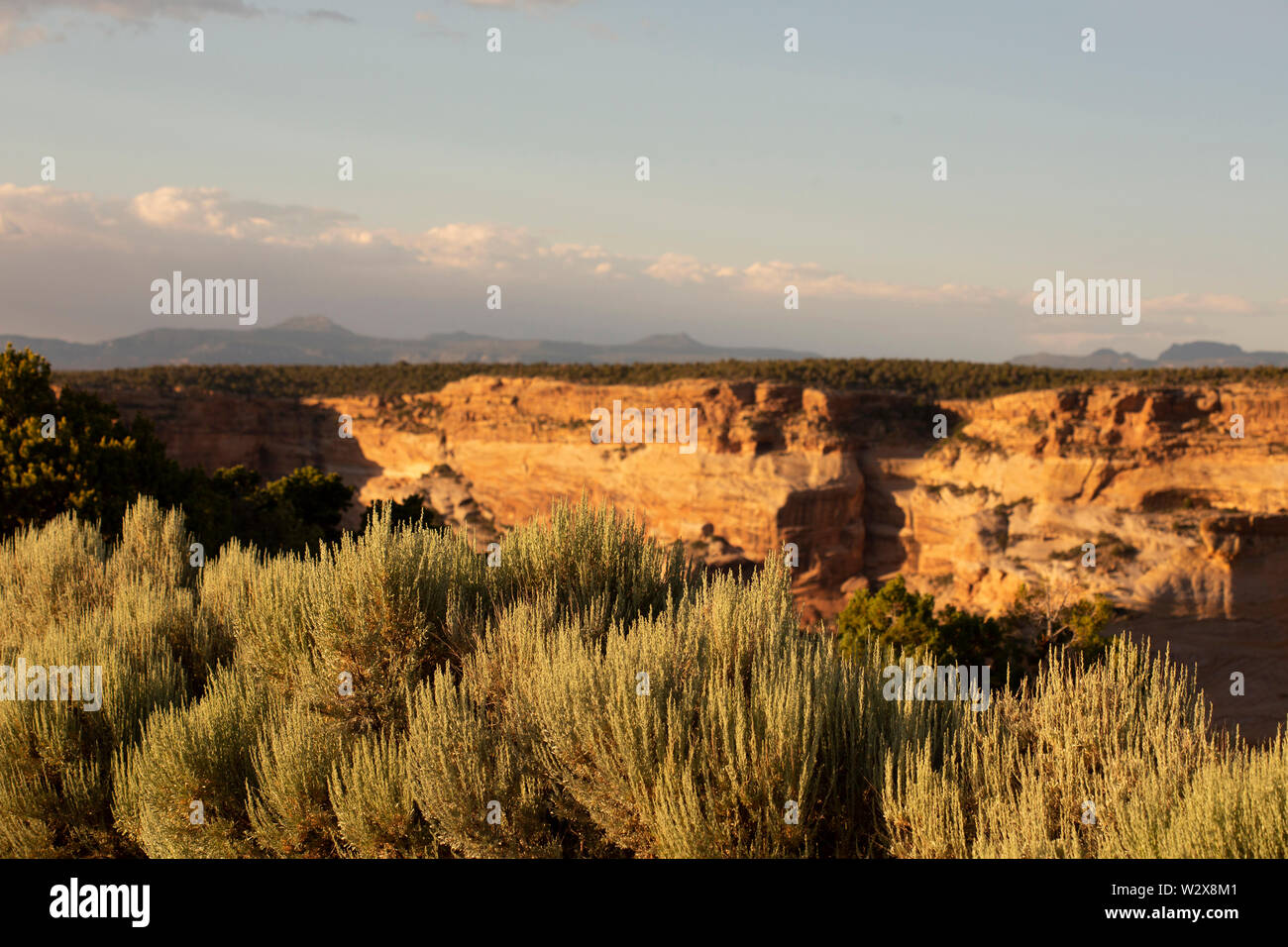 Archäologischen Ruinen von Canyon de Chelly National Monument, Navajo Nation, Arizona Stockfoto