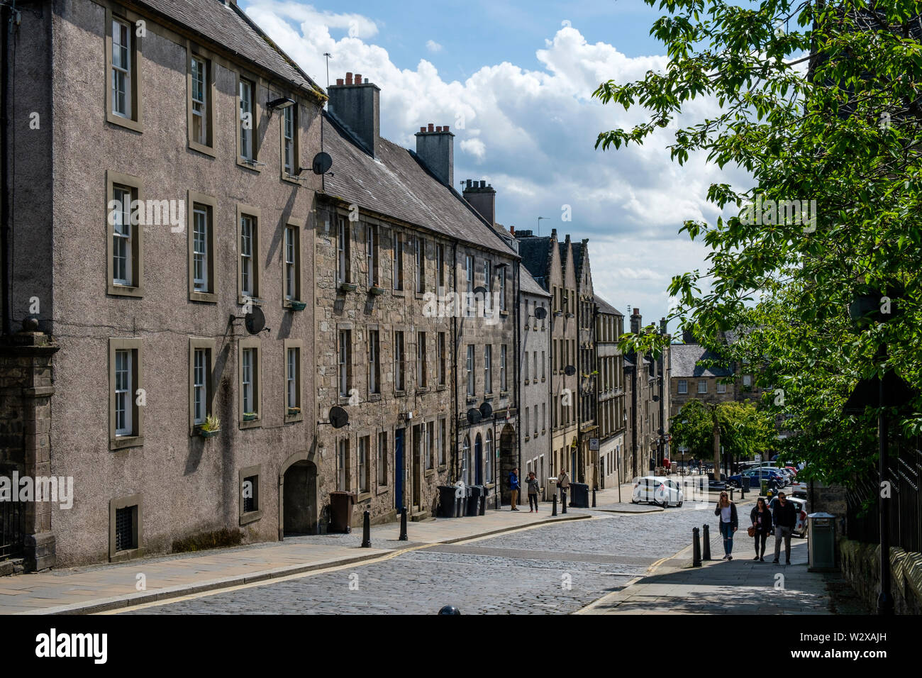 Die Broad Street Stirling Stirlingshire Schottland Stockfoto