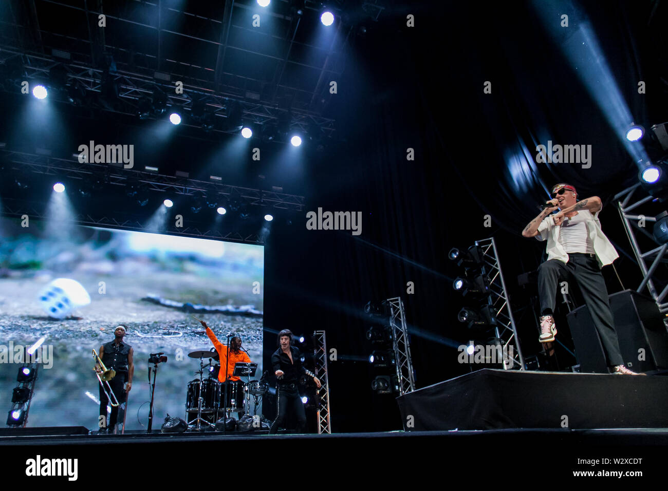 Amerikanische Künstler Macklemore führt live im Barolo Stockfoto