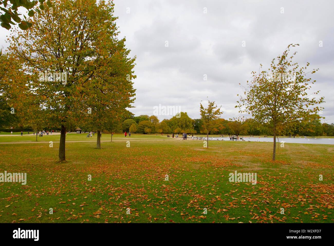 Kensington Gardens, London. Stockfoto