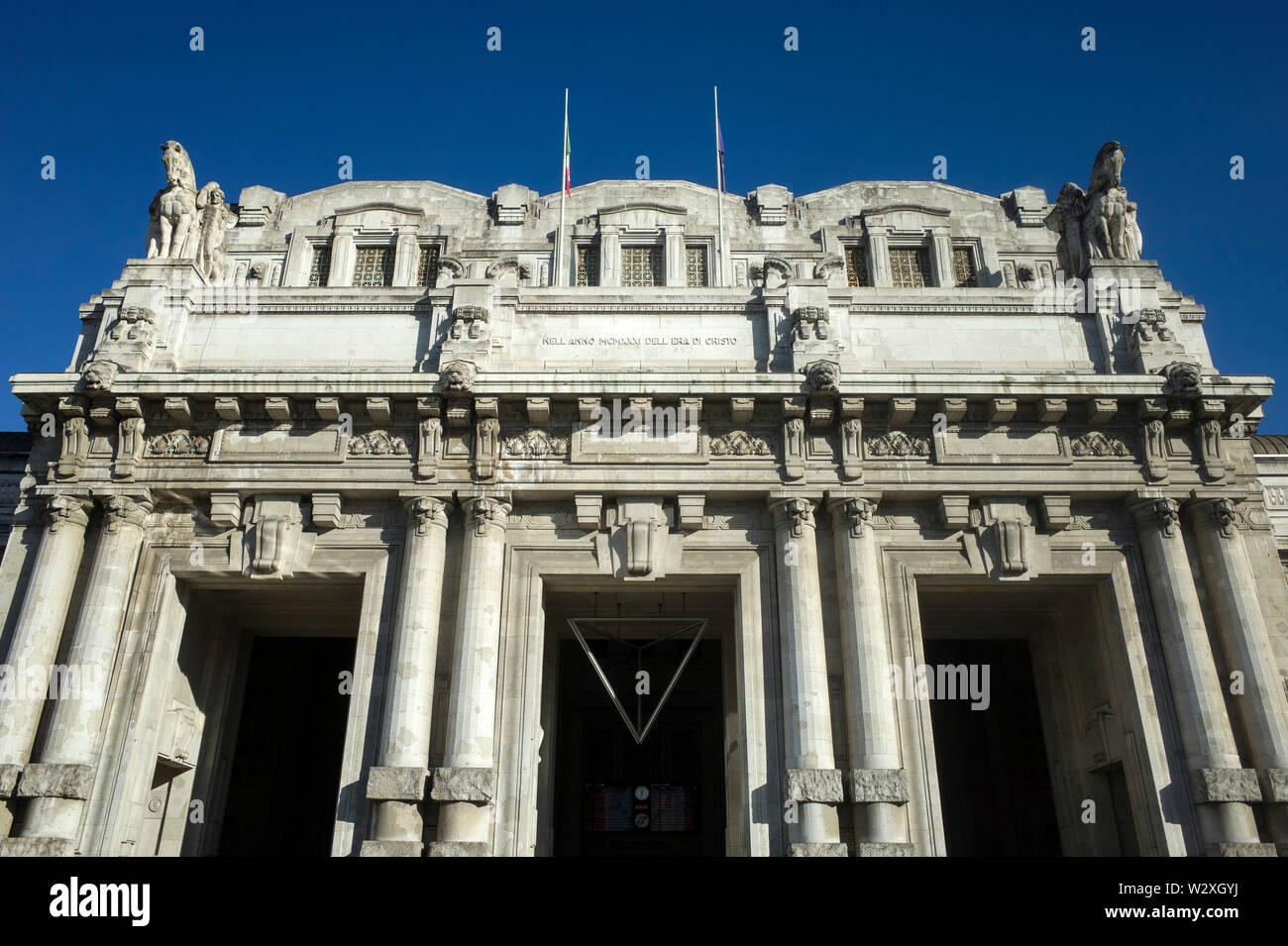 Italien, Lombardei, Mailand, Hauptbahnhof Stockfoto