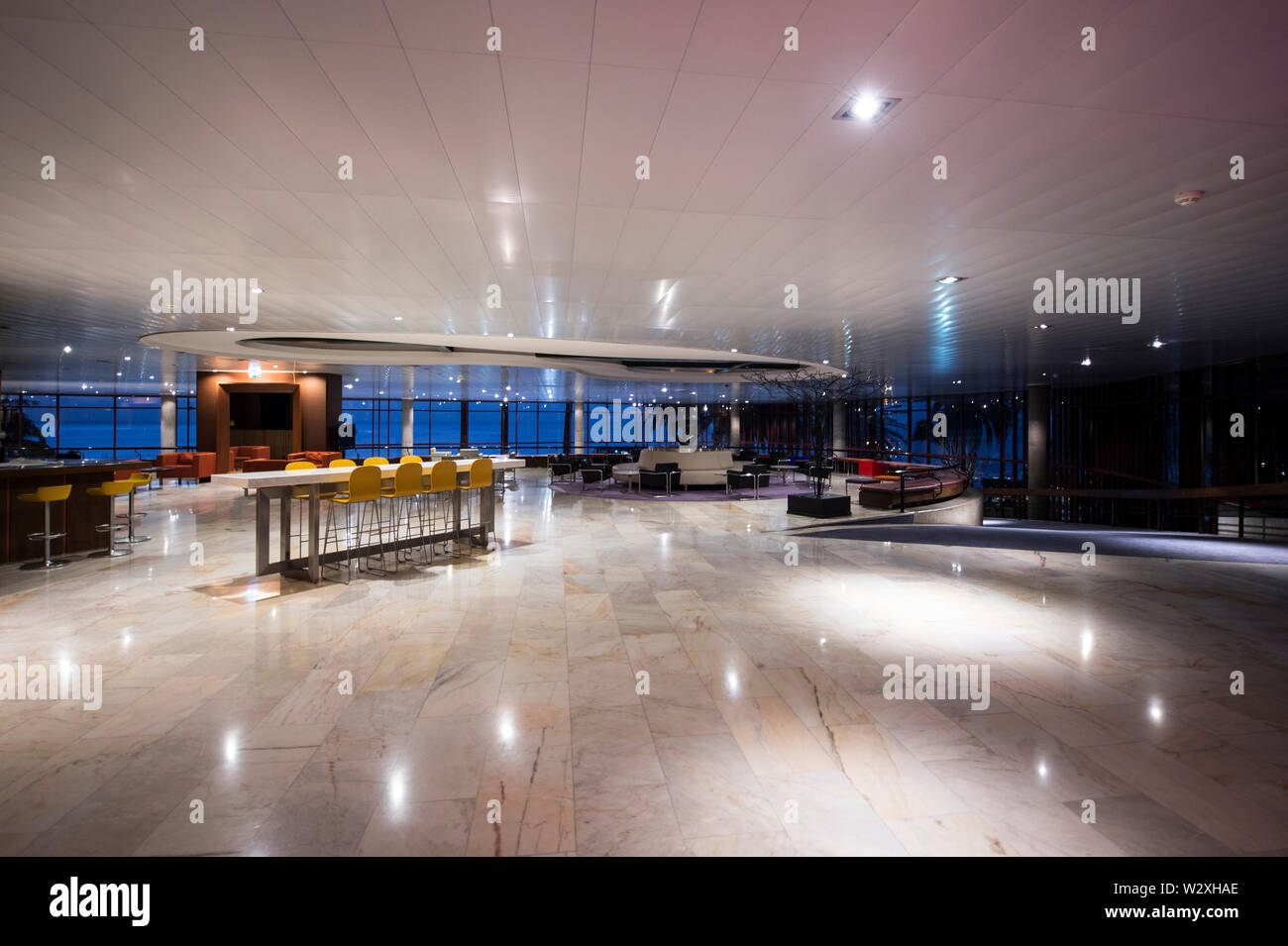 Portugal, Madeira, Funchal, Pestana Casino Park Hotel von Oscar Niemeyer entworfen Stockfoto