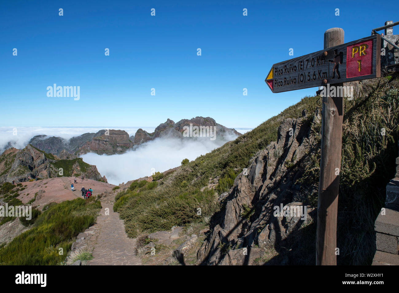 Portugal, Madeira, Pico Do Arieiro Stockfoto