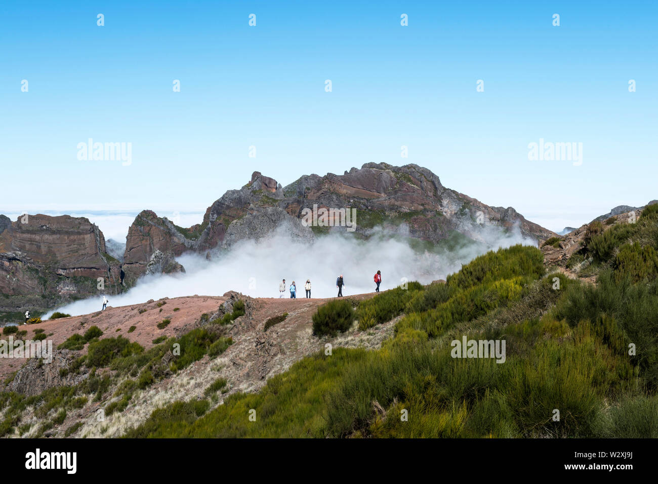 Portugal, Madeira, Pico Do Arieiro Stockfoto