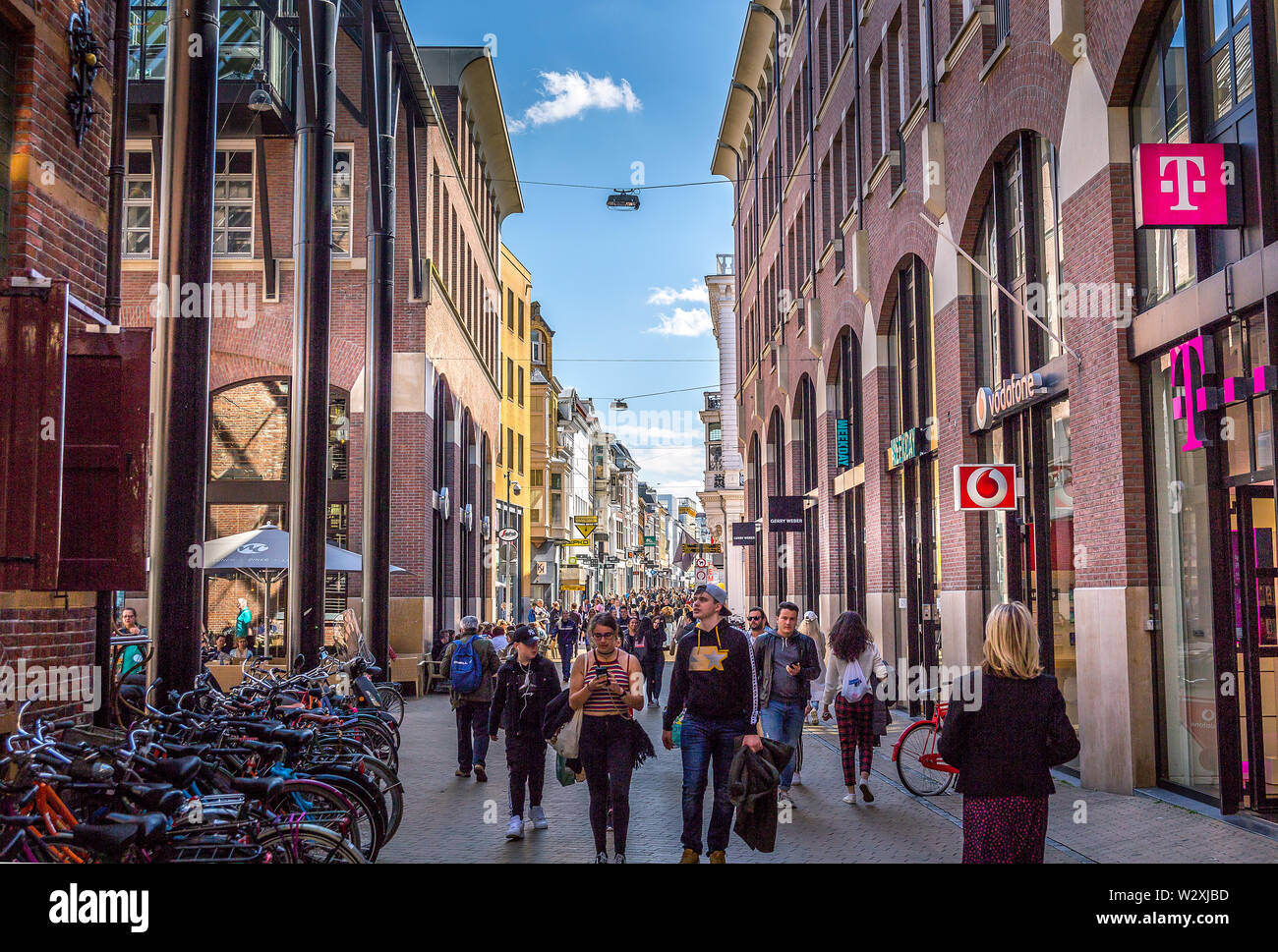 Schöne Stadt Groningen Stockfoto