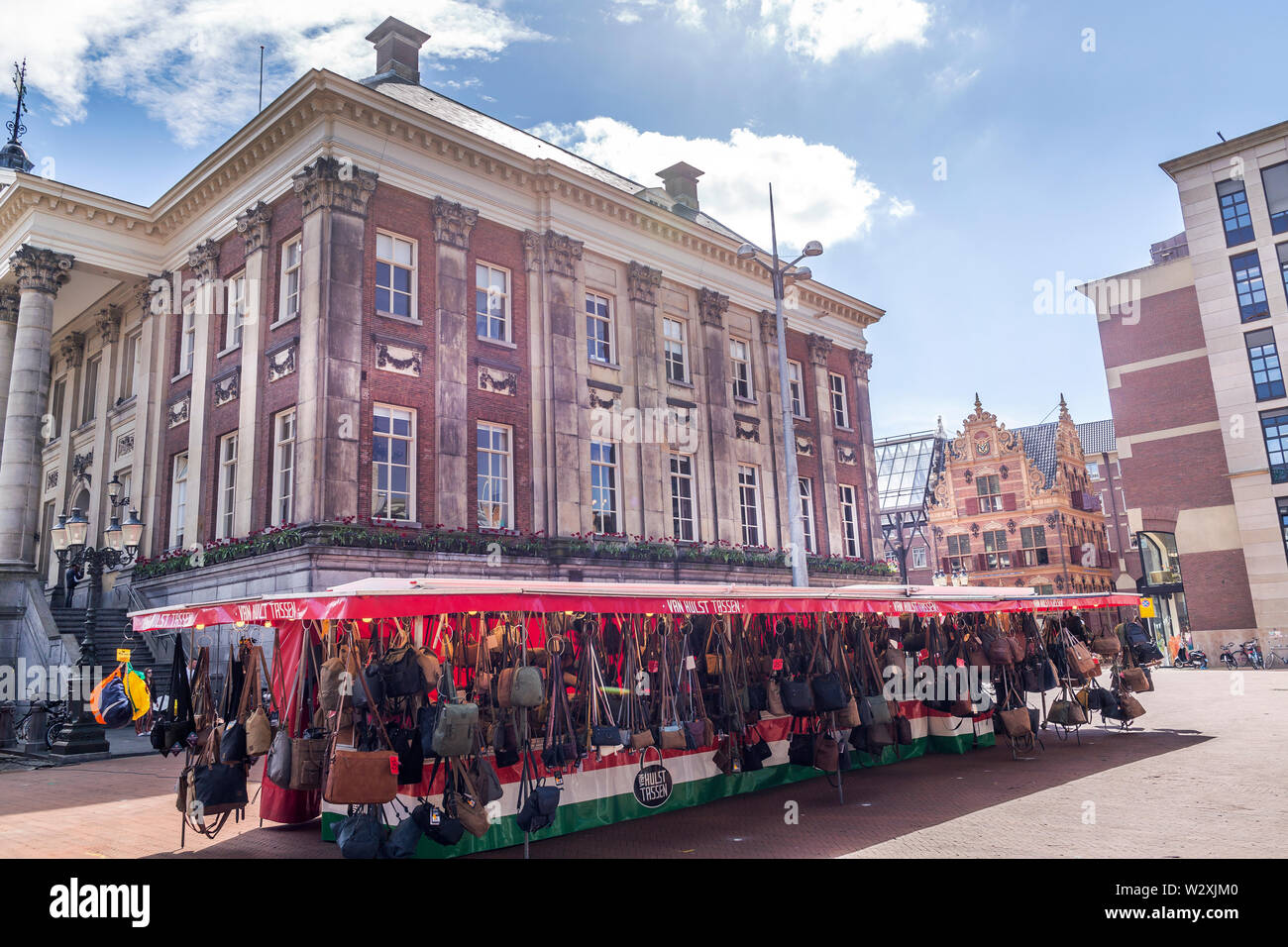 Taschen in Groningen Stockfoto