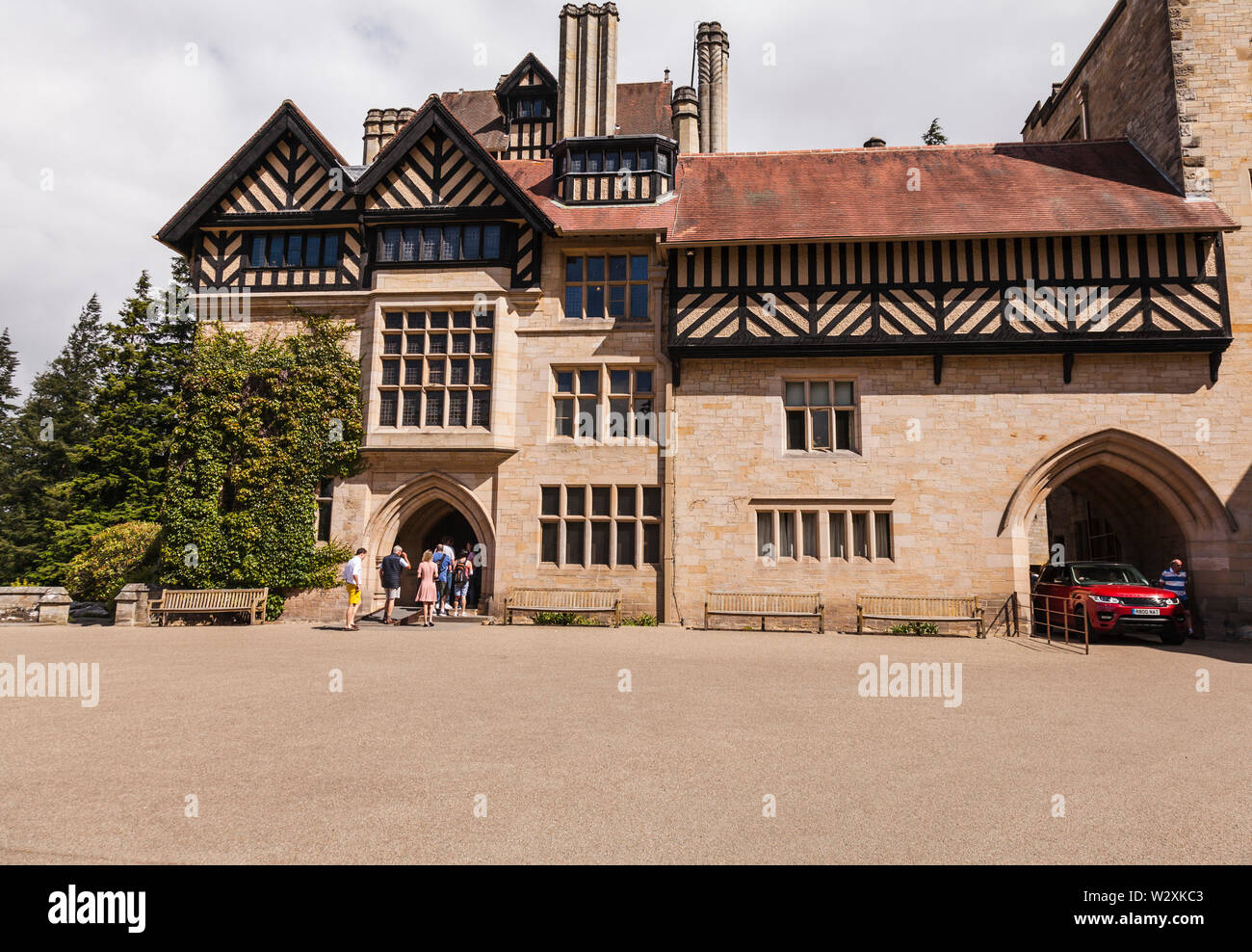 Cragside House, ein viktorianisches Landhaus in der Nähe von Rothbury, England, Großbritannien Stockfoto