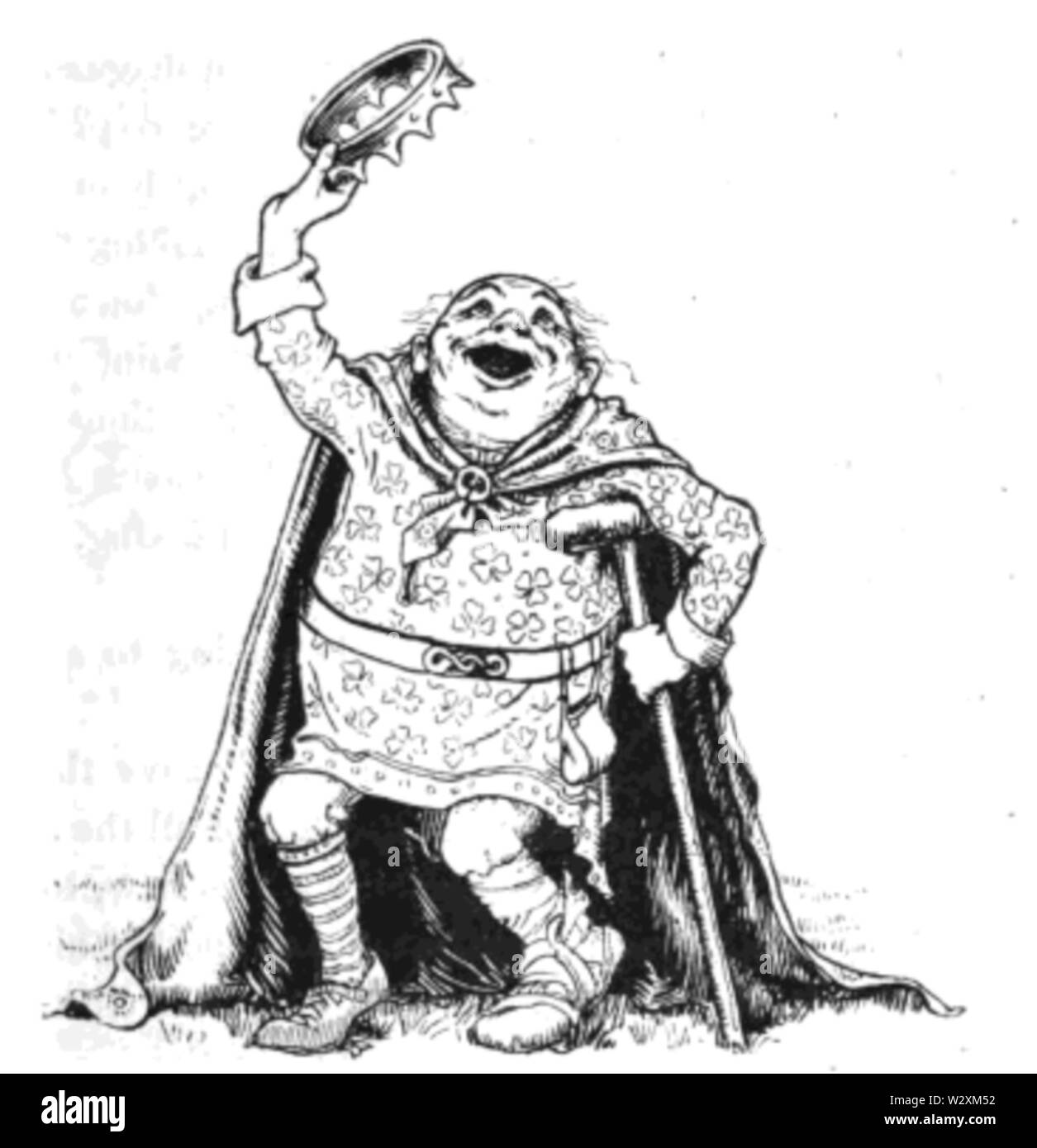 König O'Toole und seine Gans - Abbildung 2 Stockfoto