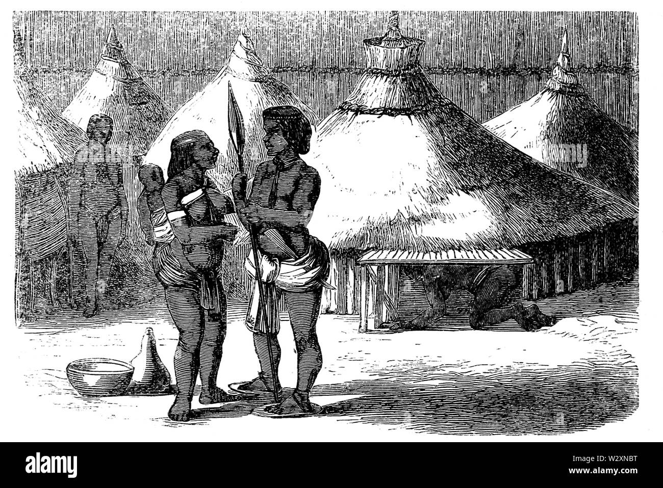 See ergiessende Okawango-p200 Stockfoto