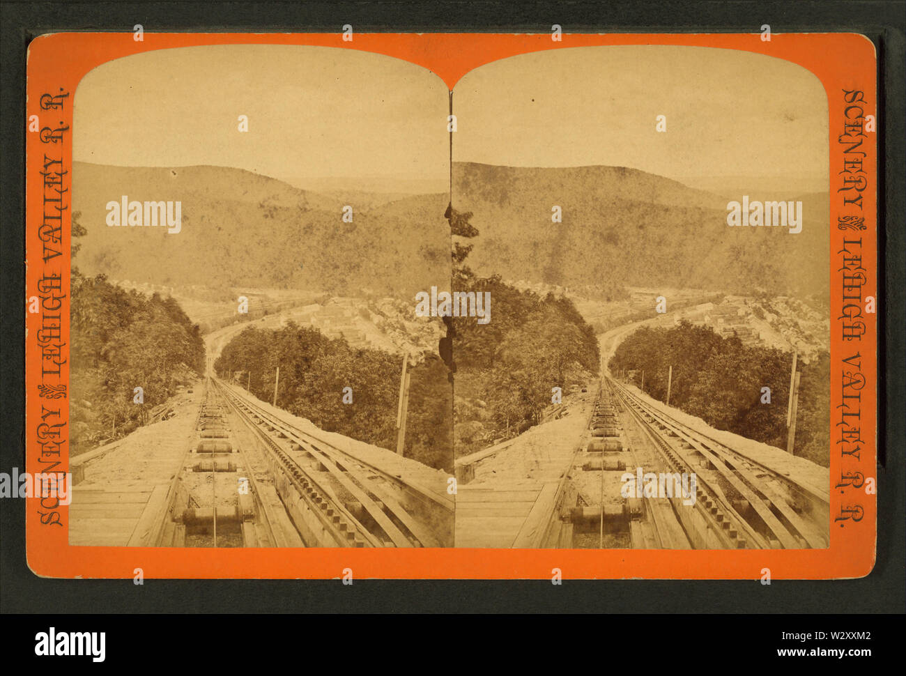 Auf der Suche Mt Pisga Ebene, durch Tore, G F (George W) Stockfoto