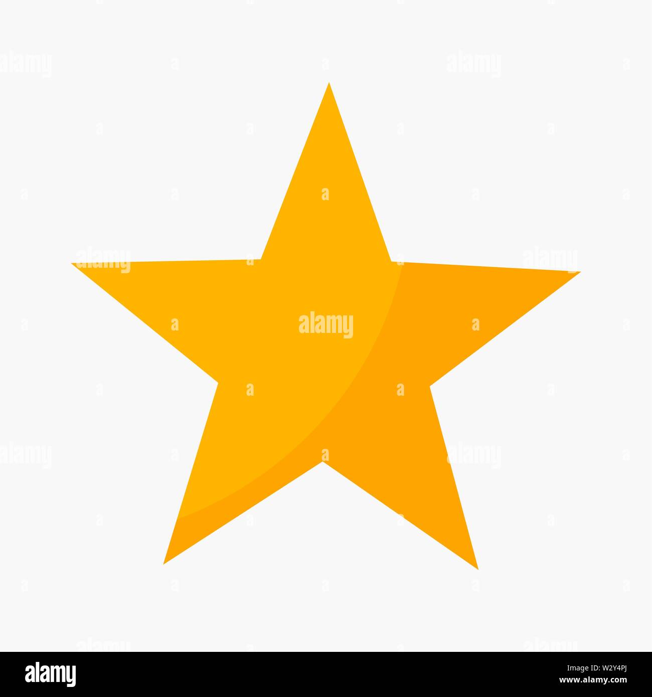 5-Sterne Symbol. Vector Illustration Stock Vektor